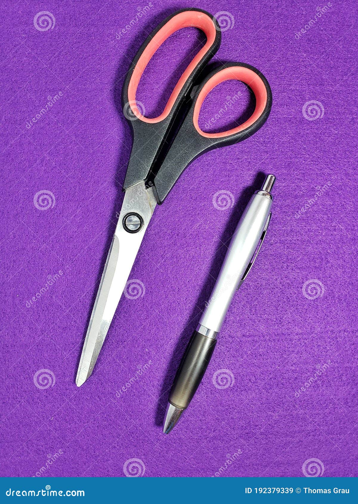 Stationery for school stock image. Image of violet, silver 192379339