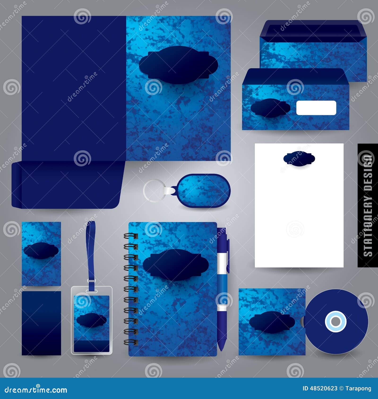 Stationery Set Design / Stationery Template. Stock Vector