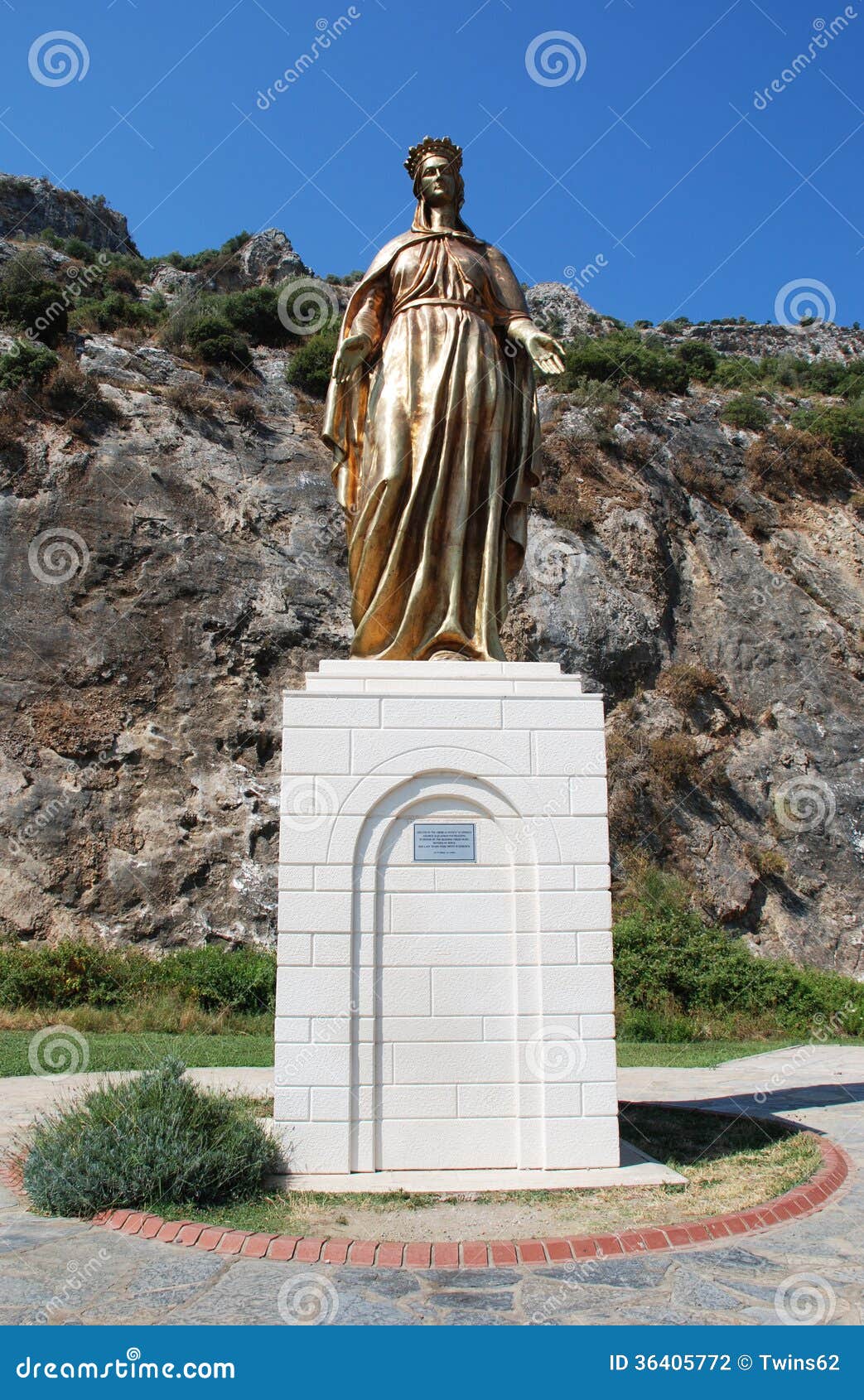 Statua Vergine Maria Acrilico 30cm - Decorazione Giardino Stile Bohémien - Foto 13