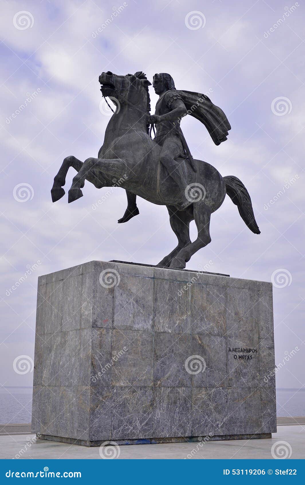 statue of alexander the great, thessaloniki, greece