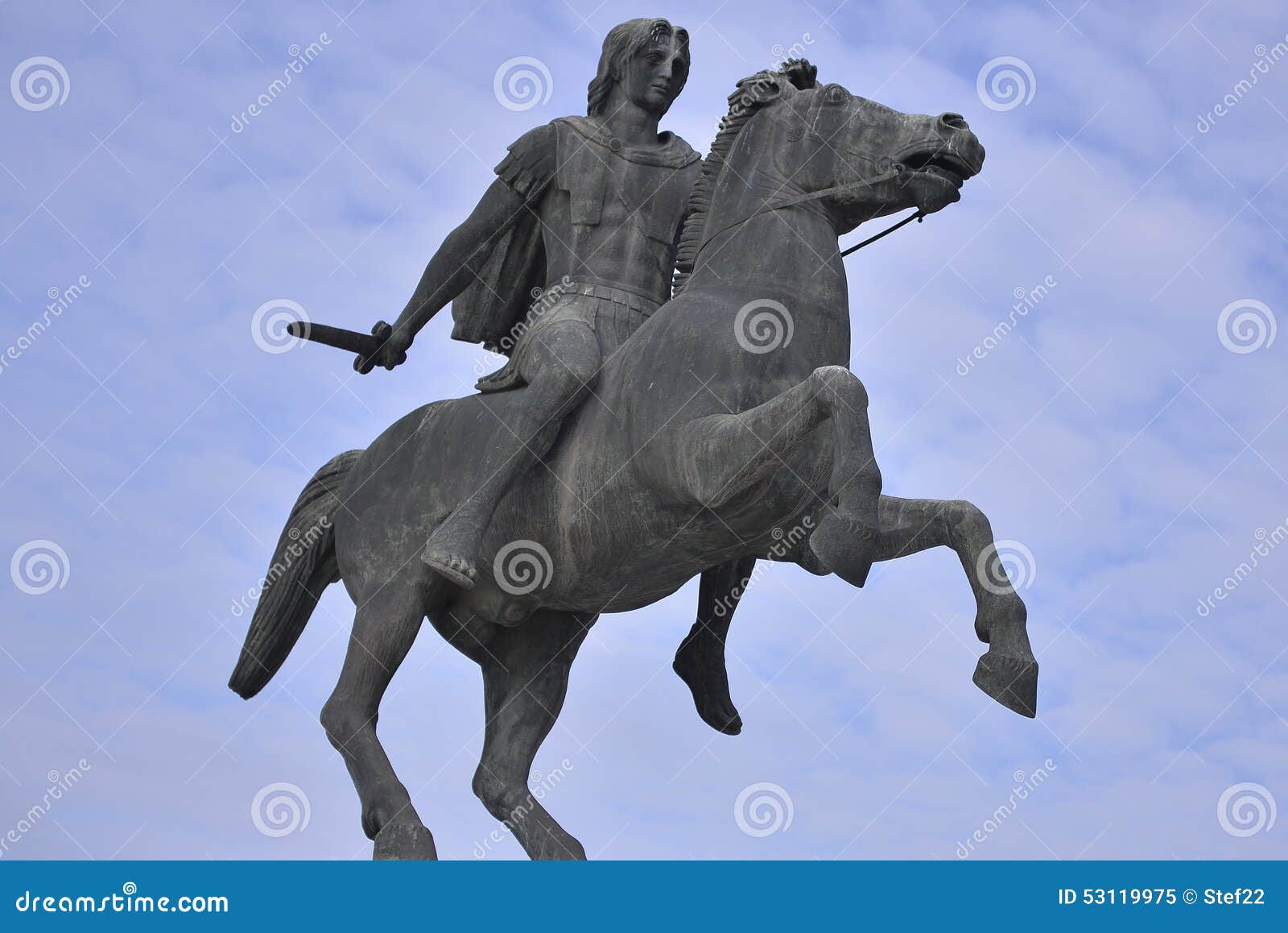 statue of alexander the great, thessaloniki, greece