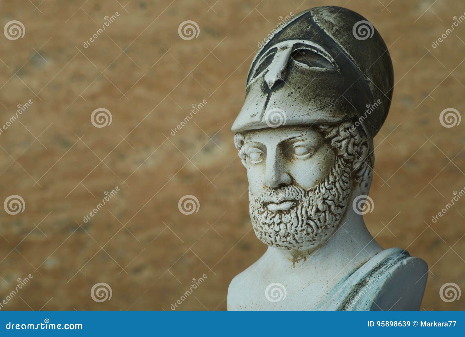 Statue of Ancient Athens Statesman Pericles. Stock Image - Image of ...