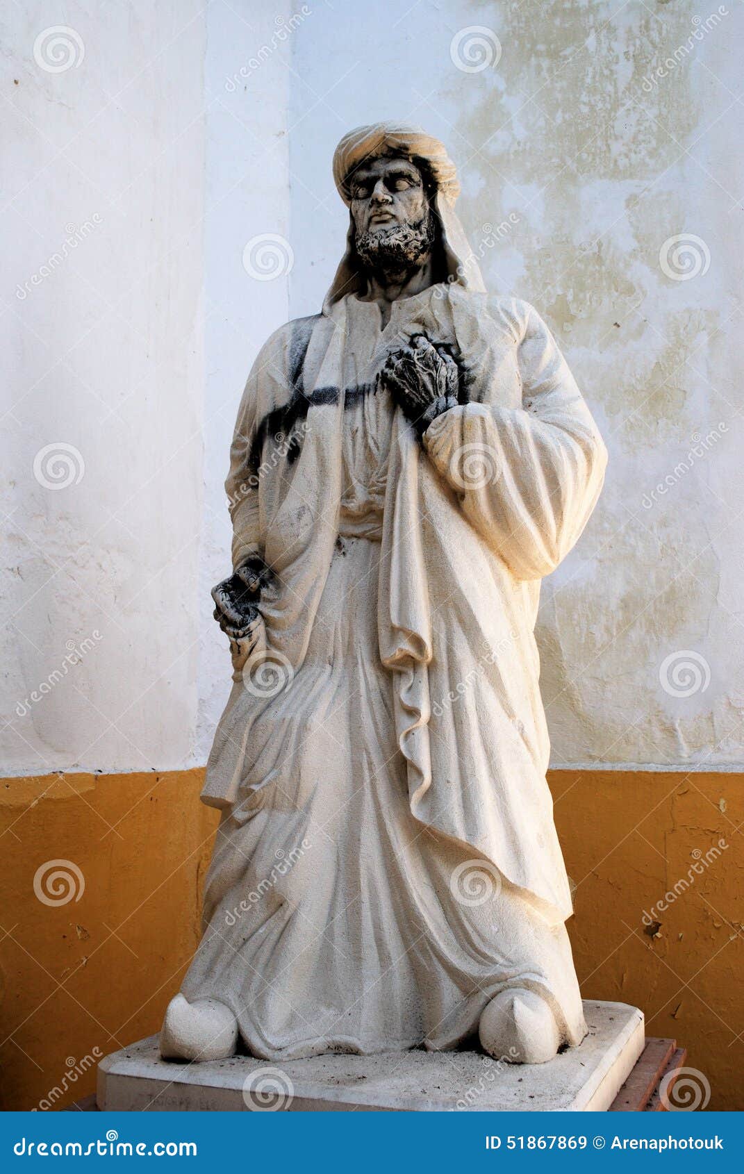 statue of arab poet, cabra.
