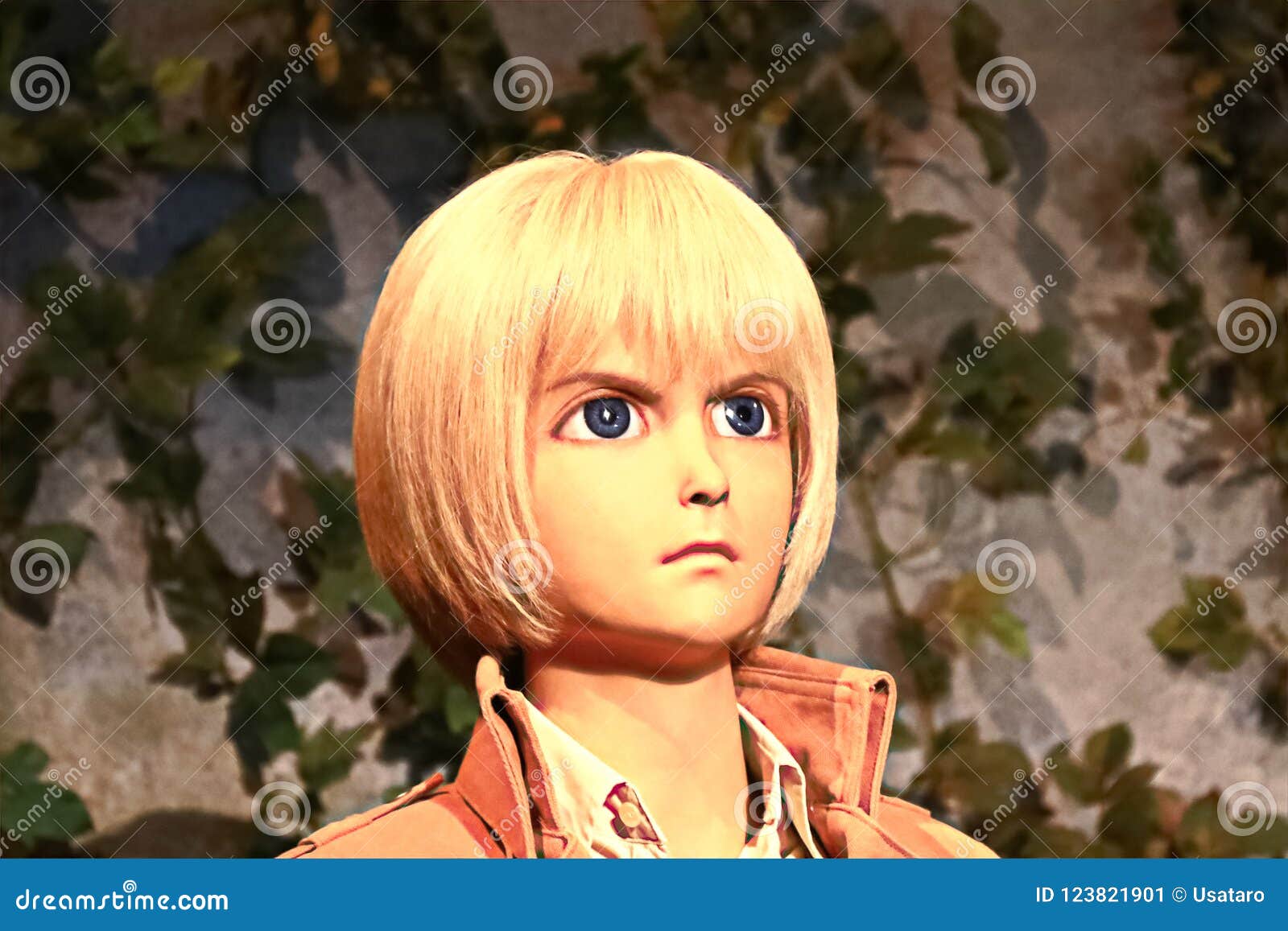 Statue of Armin Arlelt from Attack on Titan Editorial Photo - Image of
