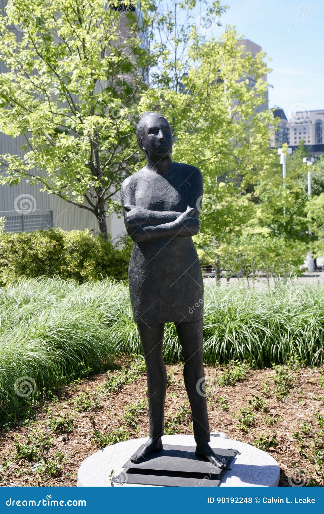 Statue in the Arts District Dallas, TX Editorial Stock Photo Image of