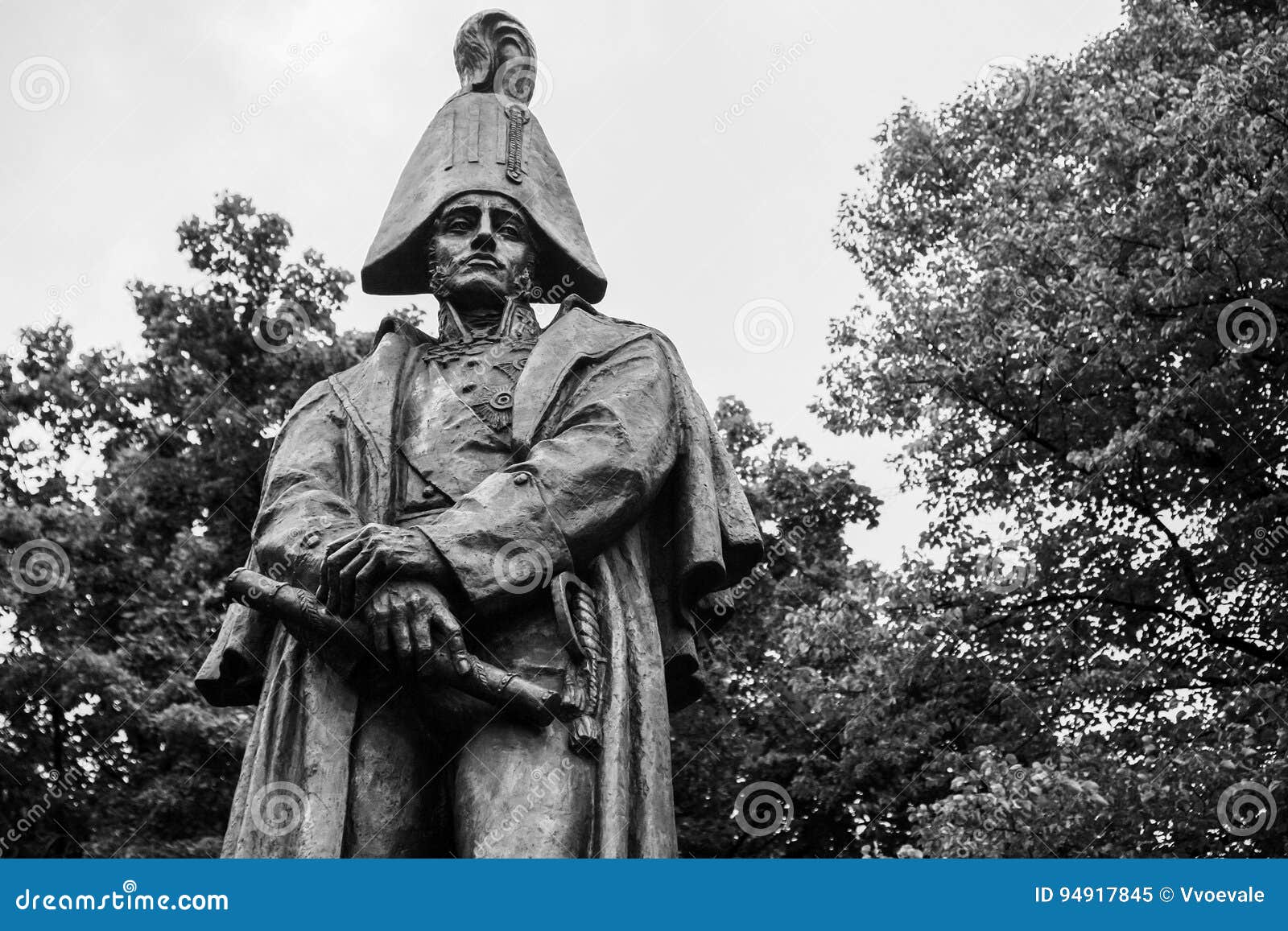 Statue of Barclay De Tolly in Riga Editorial Image - Image of barclay ...