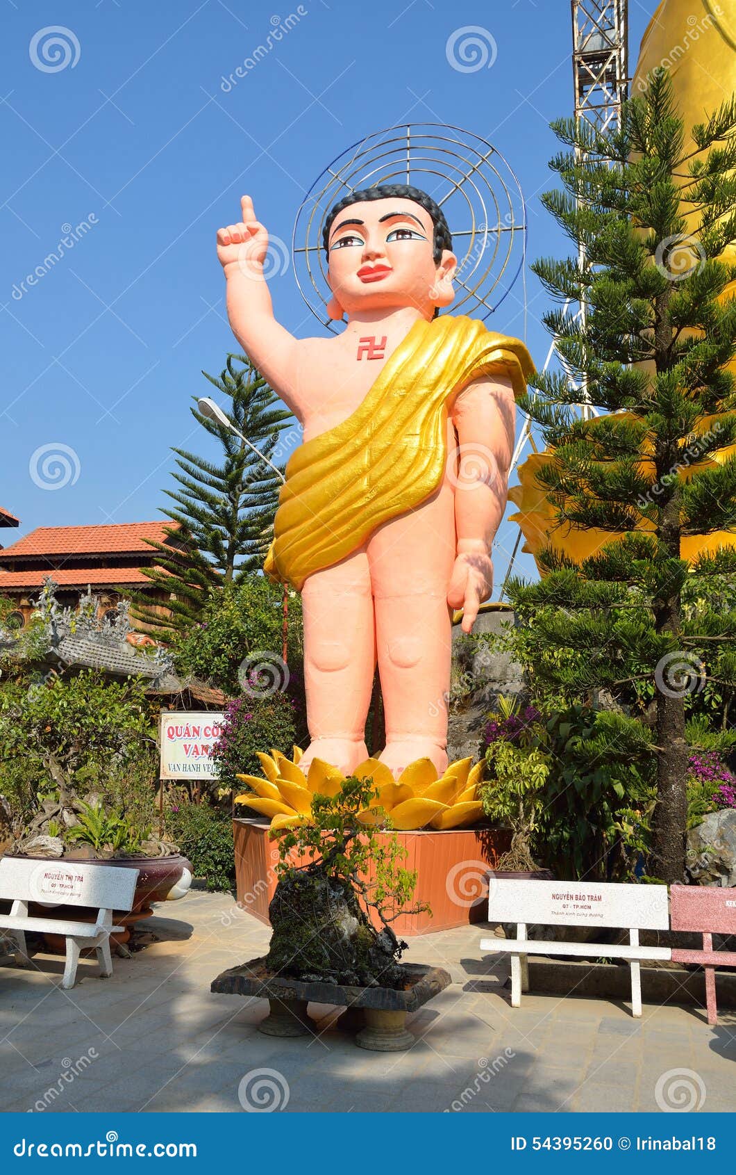 Statue of Buddha in Dalat, Vietnam Editorial Image Image of religion