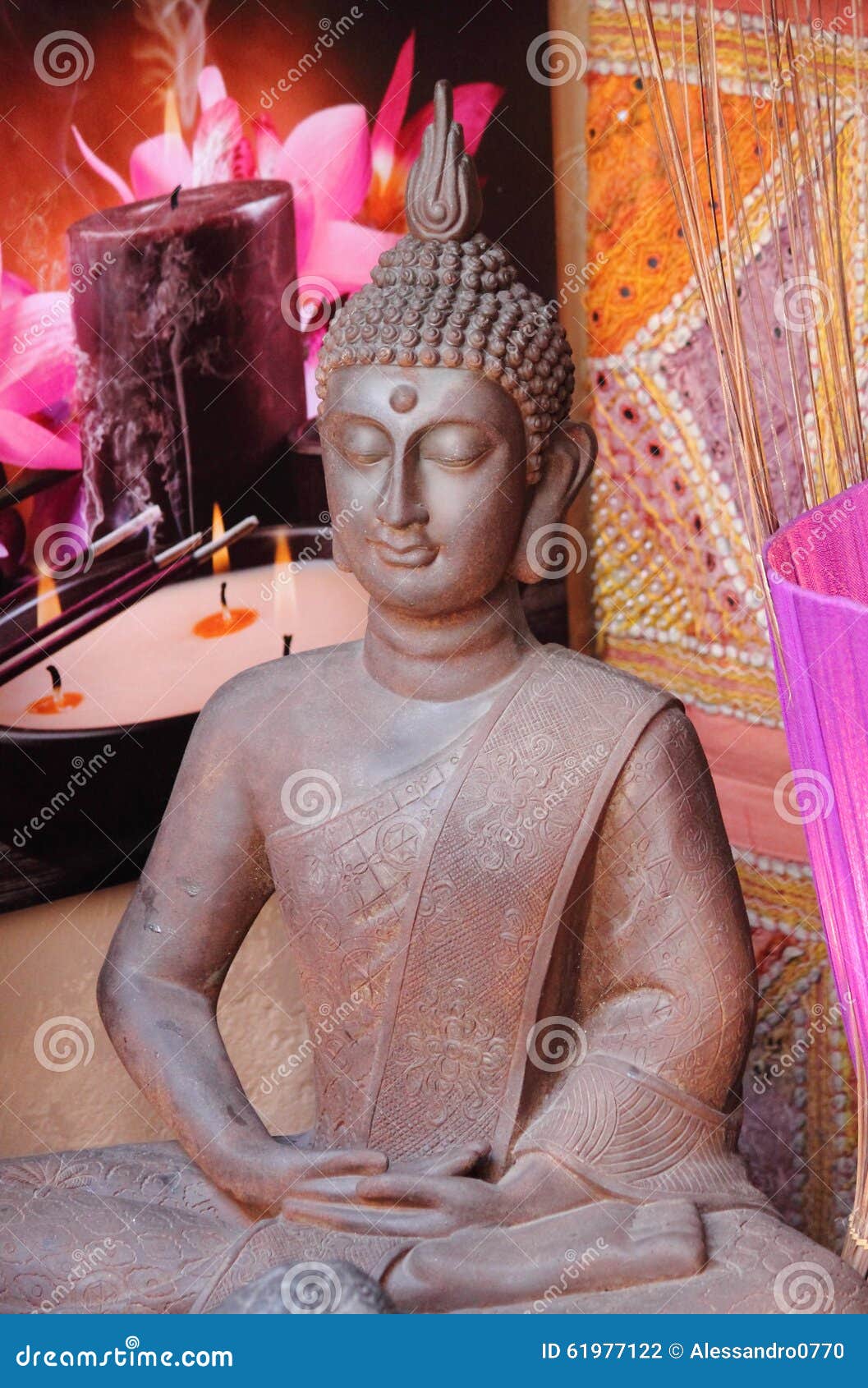 Statue of Buddha stock photo. Image of ancient, idolatry 61977122
