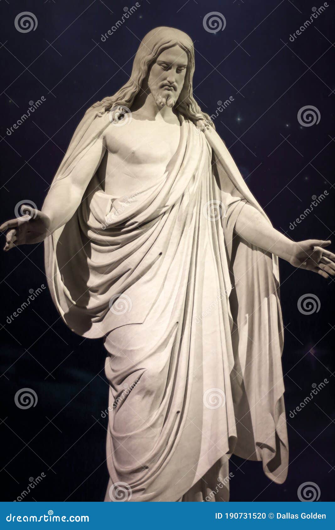 Christus Statue at LDS Visitor`s Center Editorial Image - Image of ...