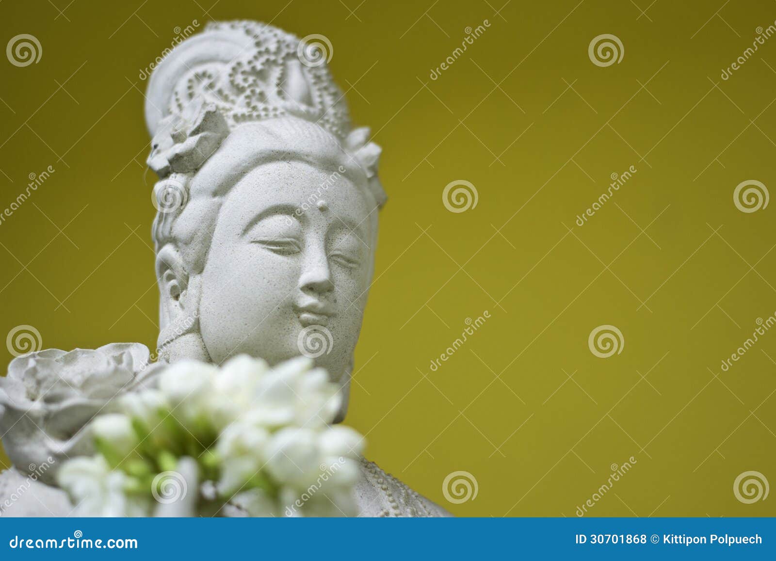 Statue D'image De Kuan Yin D'art De Chinois De Bouddha Photo stock