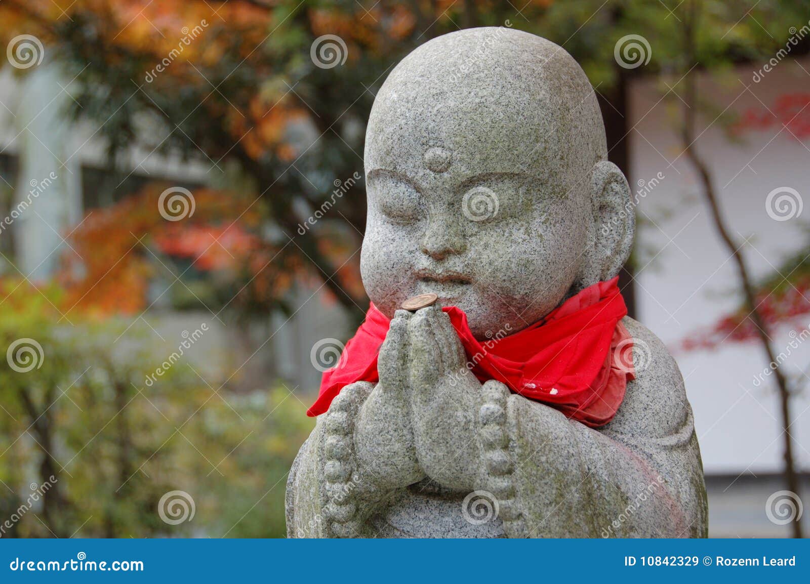 Statue de Jizo image stock. Image du rituel, japon, tête 10842329