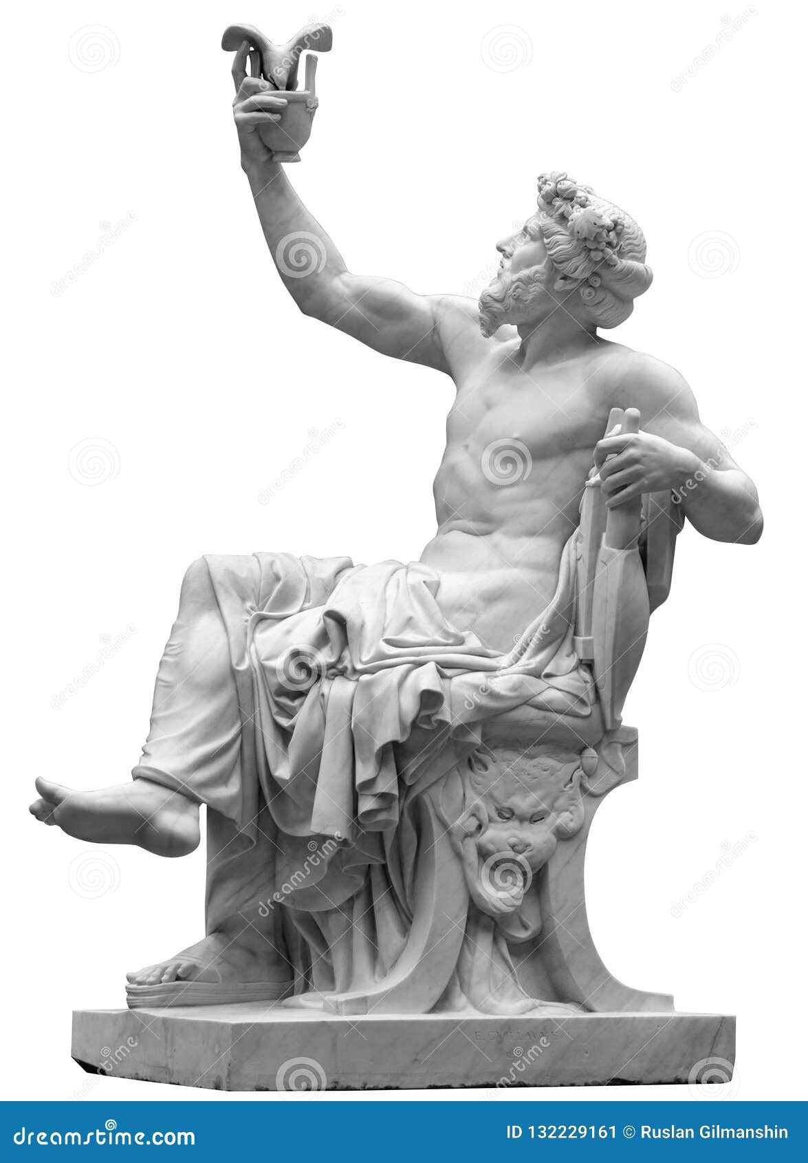 statue of dionysus