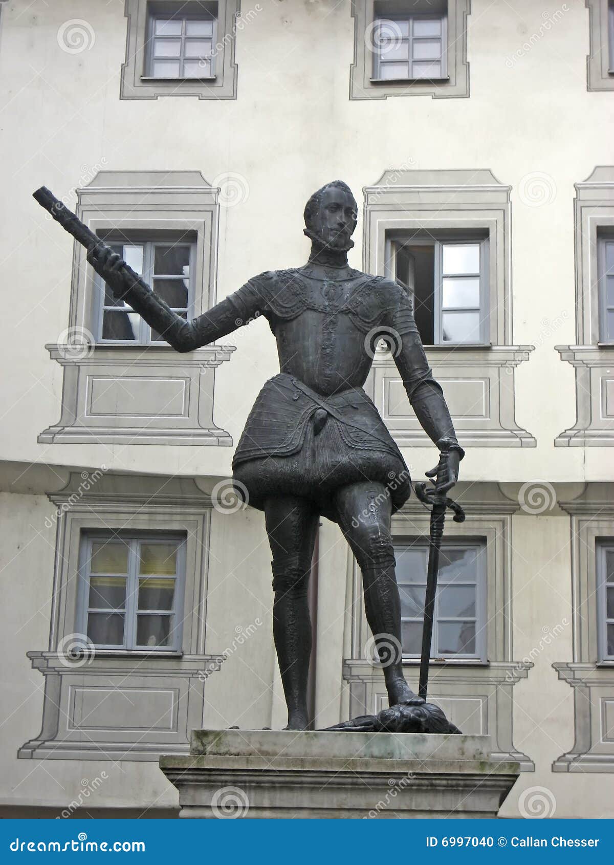 Statue of Don Juan (Giovanni) Stock Photo - Image of legend, seville