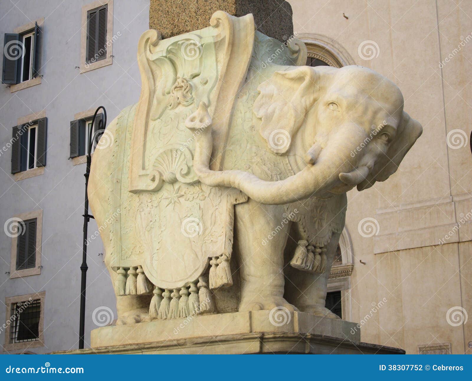 Statue of an Elephant in Rome Stock Photo Image of sculpture, obelisk 38307752