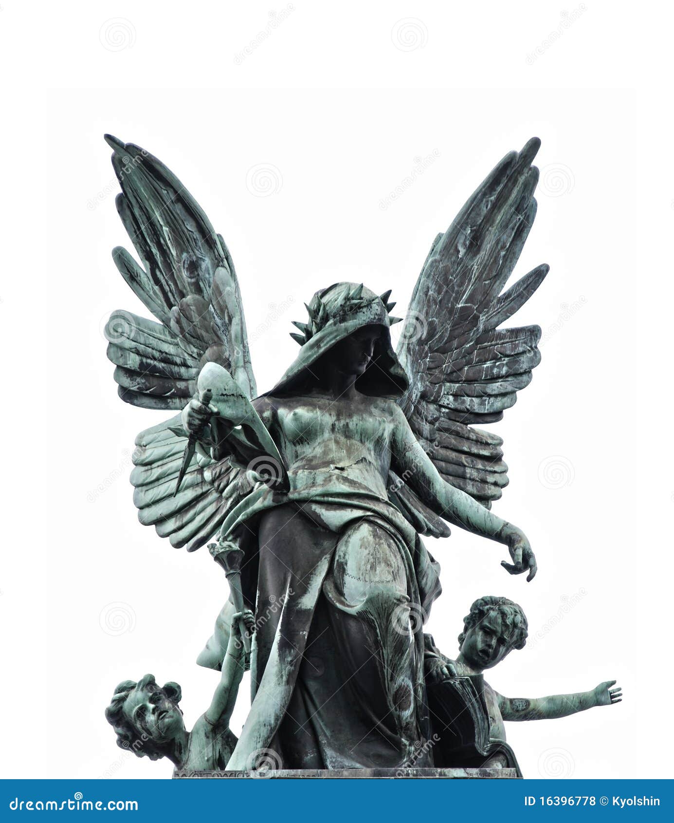 statue of fallen angel