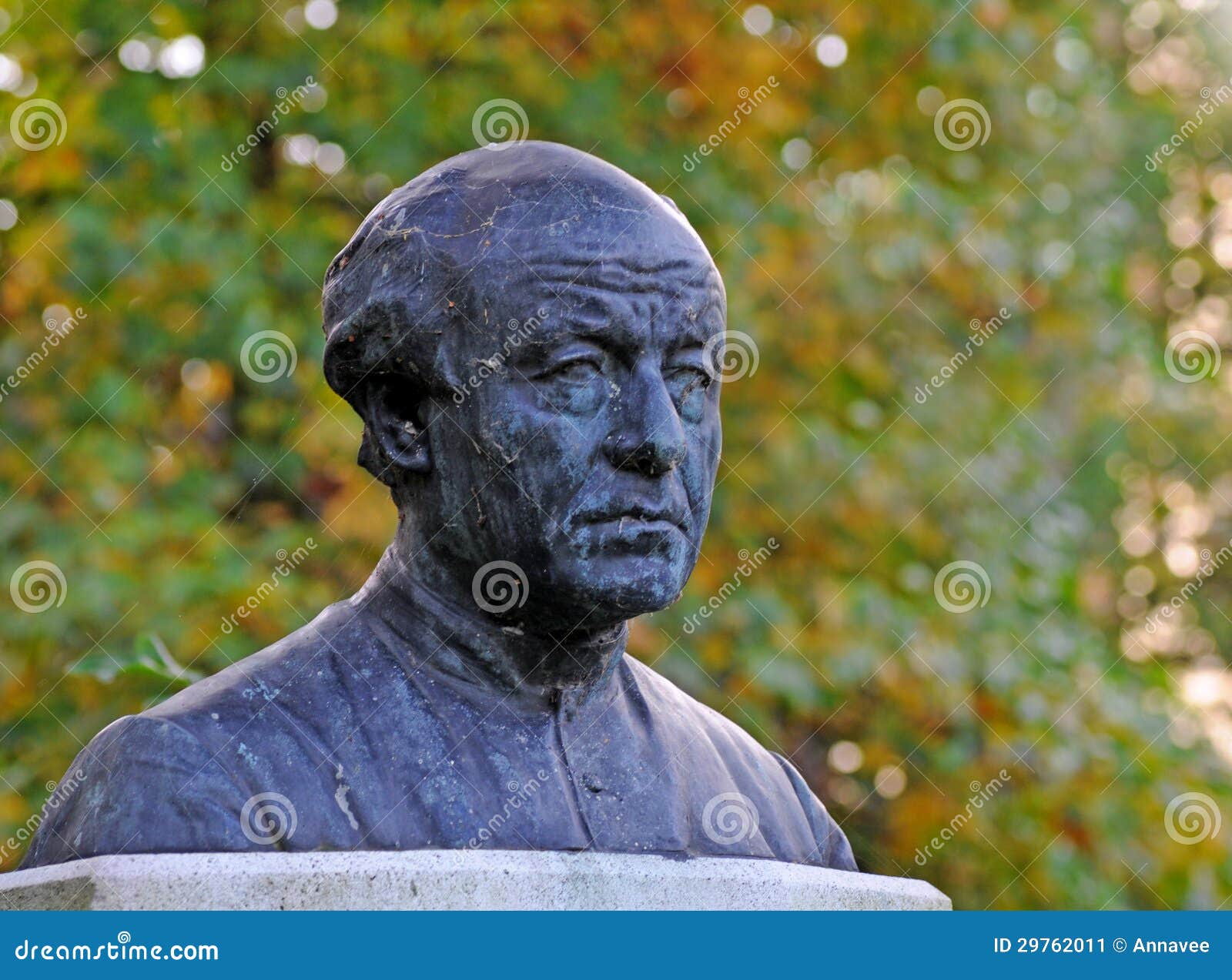 Statue of Guido Gezelle stock image. Image of history - 29762011
