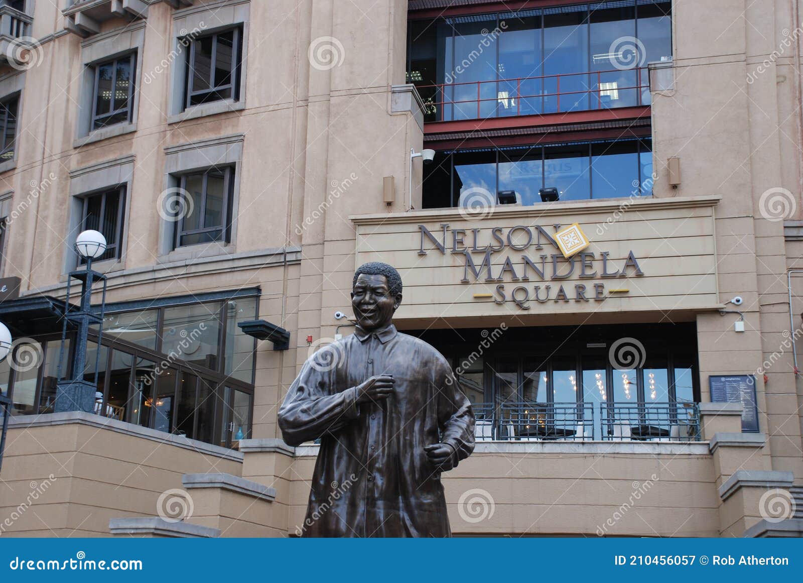 The Statue of Former President Nelson Mandela in Nelson Mandela Square ...