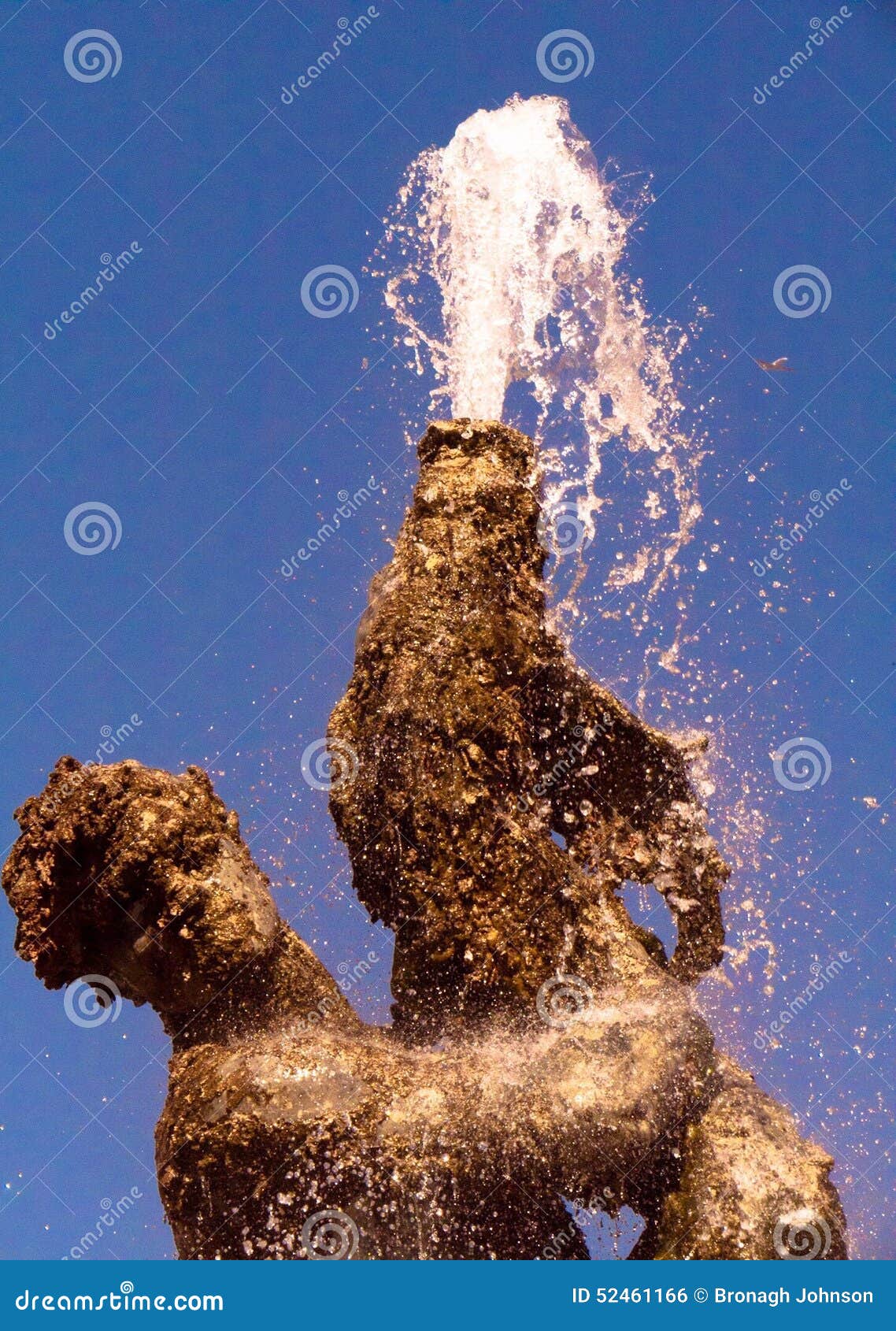 Statue stock photo. Image of splash, statue, fountain 52461166