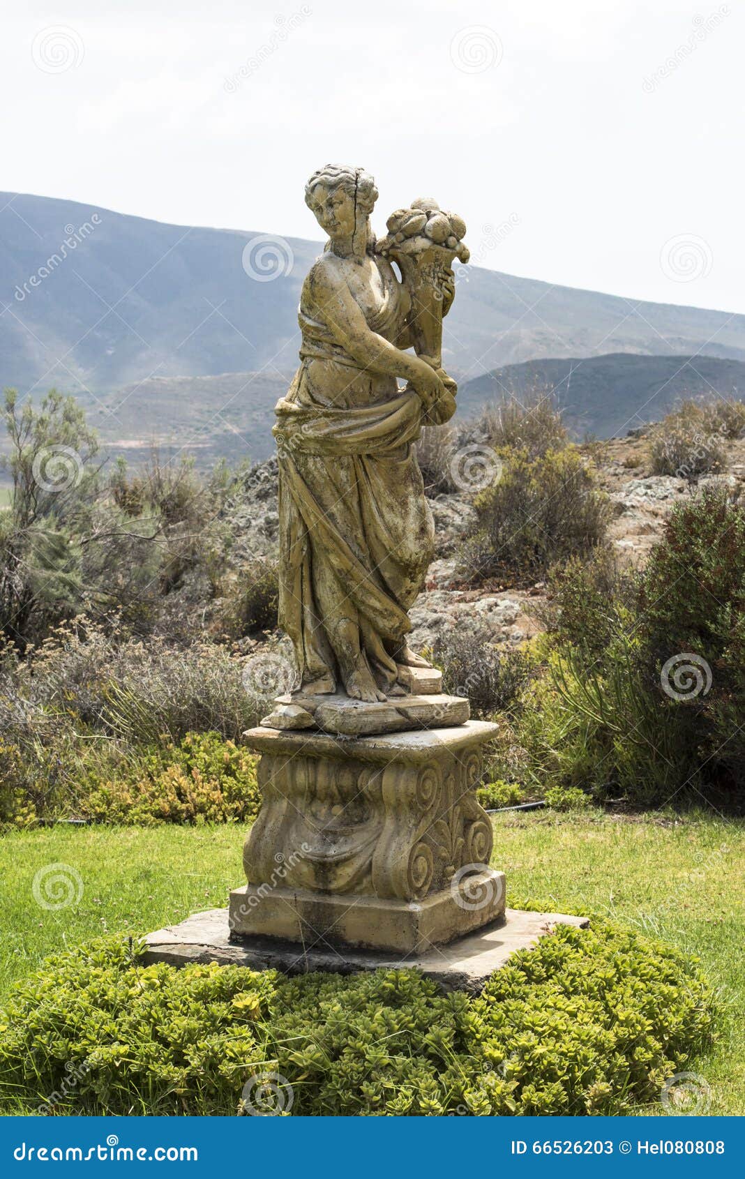 Statue in Garden stock image. Image of antique, sculpture 66526203