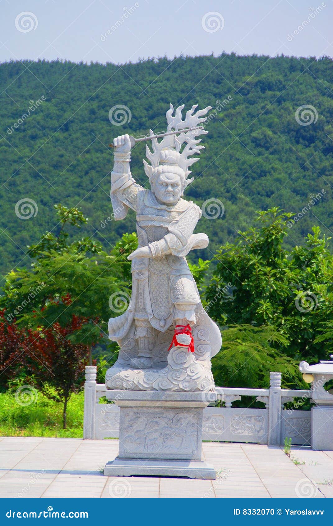 Statue of the God in China, Dalian Stock Photo Image of china, dalian