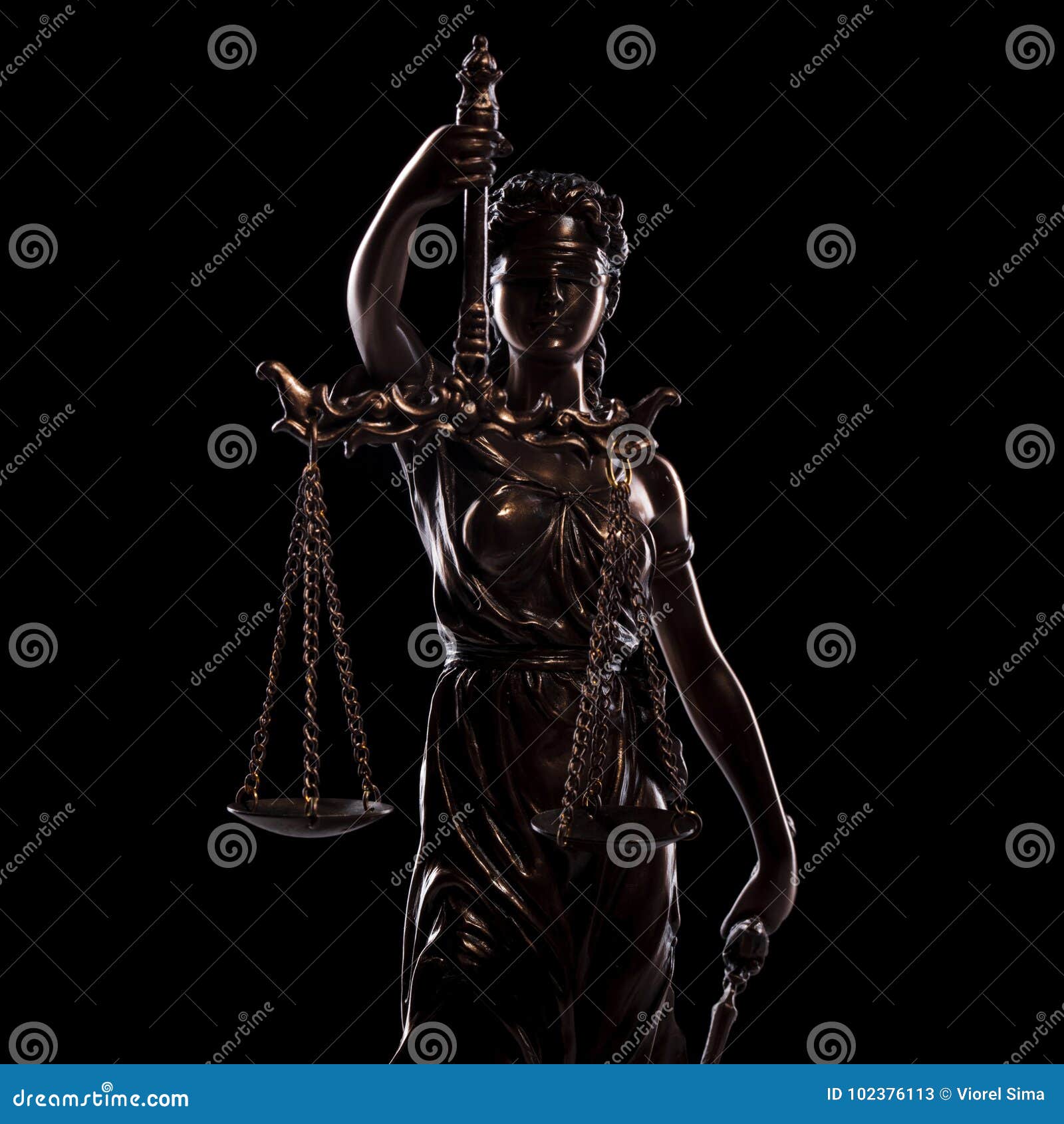Statue of the Goddess of Justice Stock Image Image of libra, court