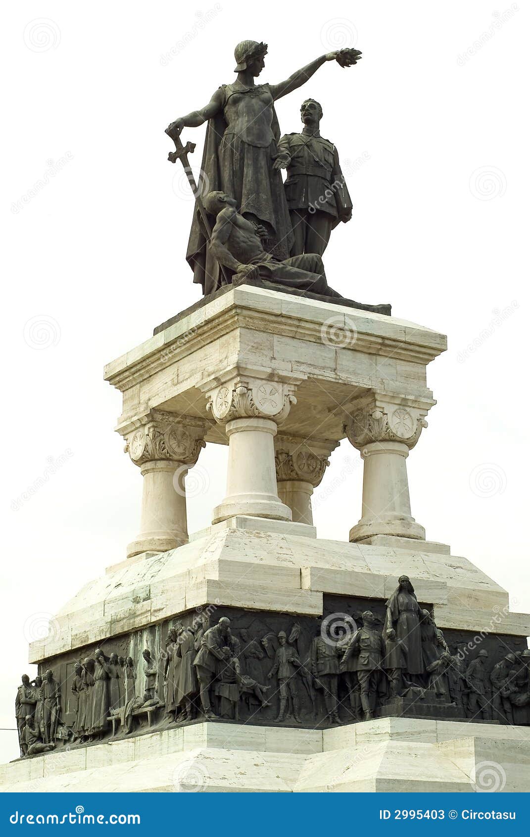 Statue of heroes stock image. Image of antiquity, famous 2995403