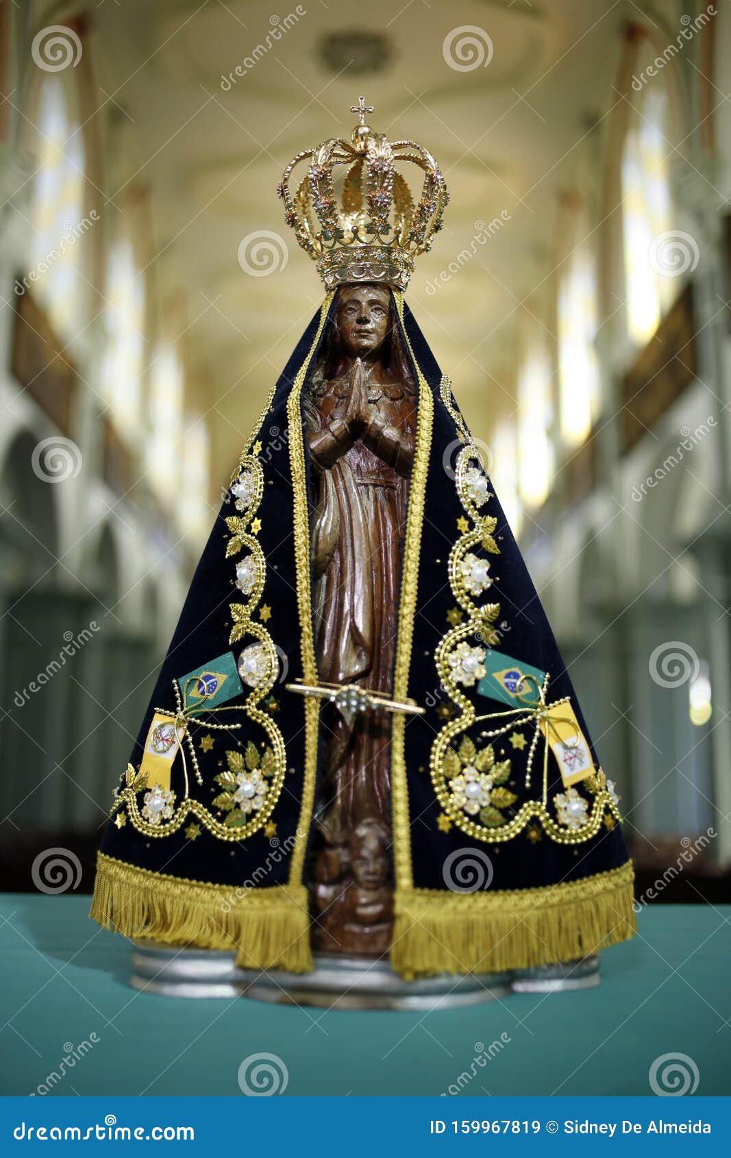 image of our lady of aparecida - statue of the image of our lady of aparecida