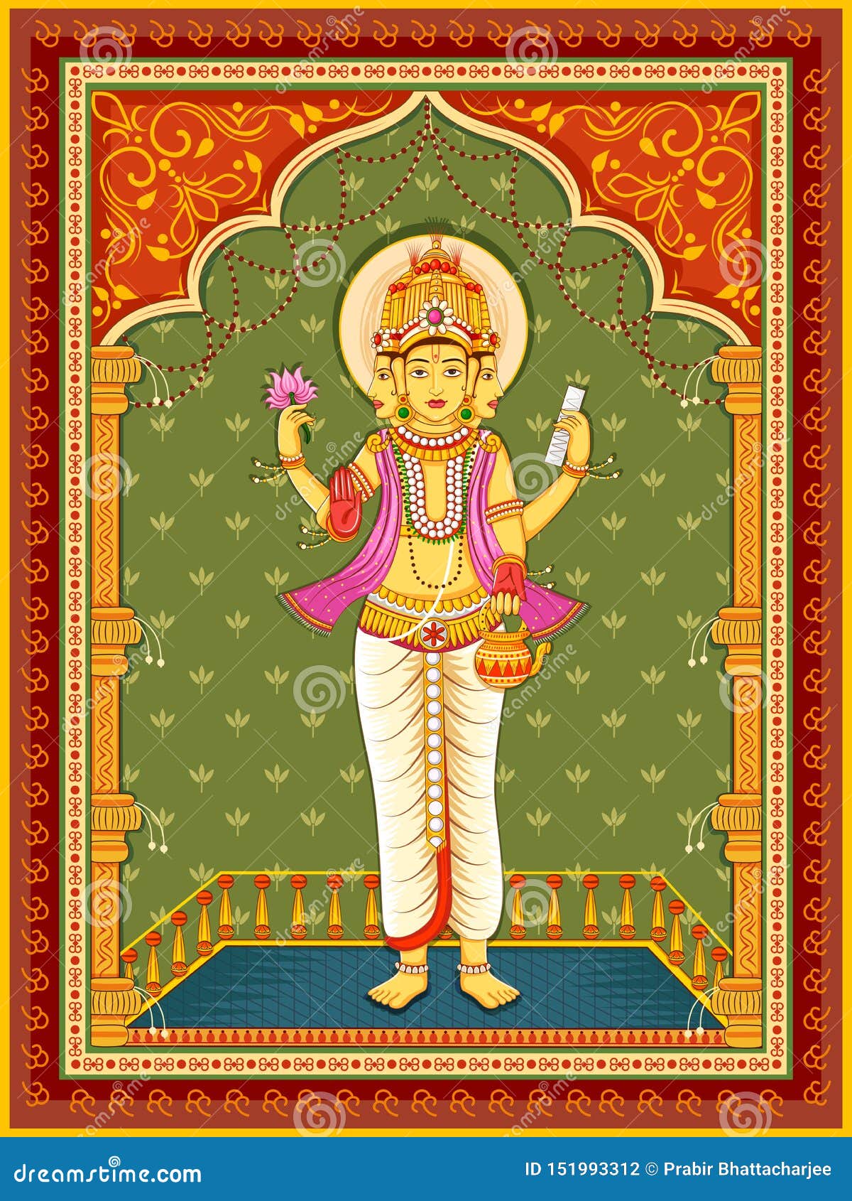 Lord Brahma Stock Illustrations – 172 Lord Brahma Stock Illustrations,  Vectors & Clipart - Dreamstime