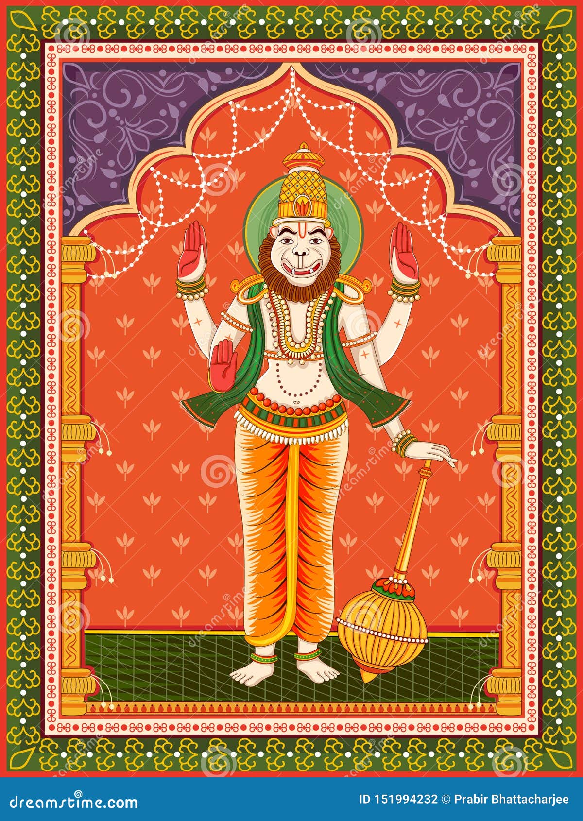 Statue of Indian Lord Narasimha Sculpture One of Avatar from the Dashavatara of Vishnu with Vintage Floral Frame Stock Vector - Illustration of decoration, mythology: 151994232 Statue of Indian Lord Narasimha Sculpture One of Avatar from the Dashavatara of Vishnu with Vintage Floral Frame Stock Vector - Illustration of decoration, mythology: 151994232