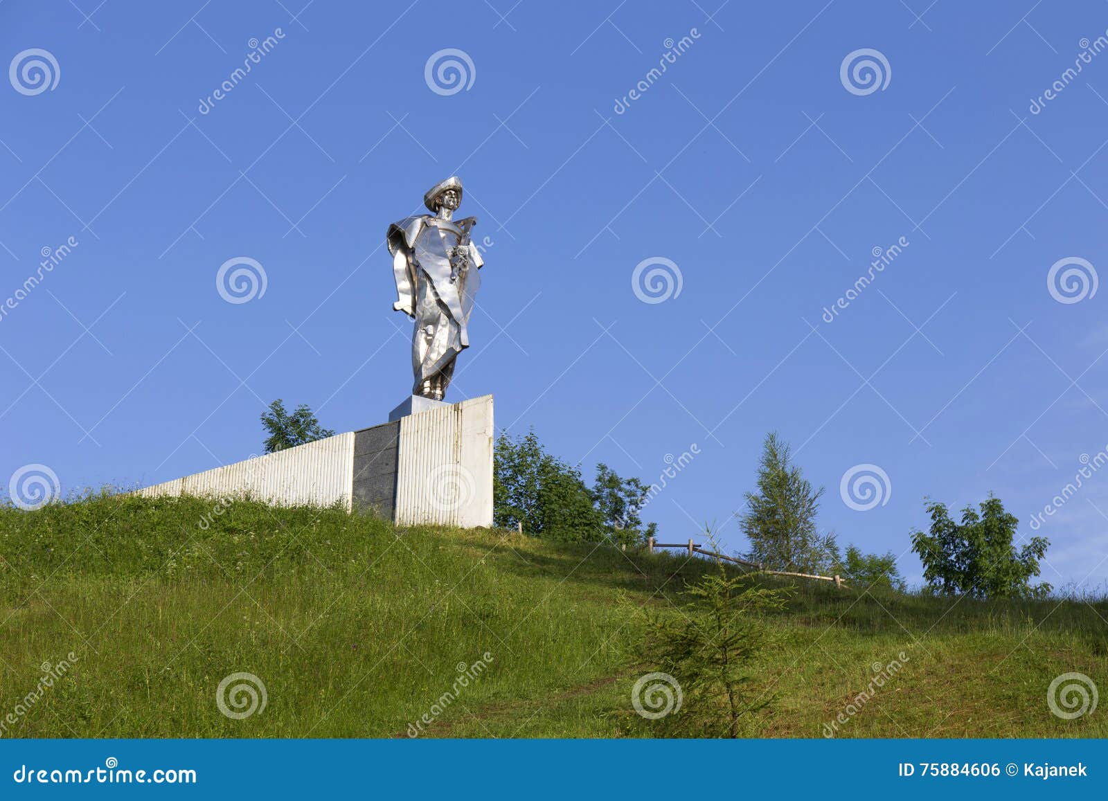 Statue of Juraj Janosik, legendary historical Hero, Terchova, Slovakia. Statue of Juraj Janosik, legendary Hero, Terchova, Slovakia