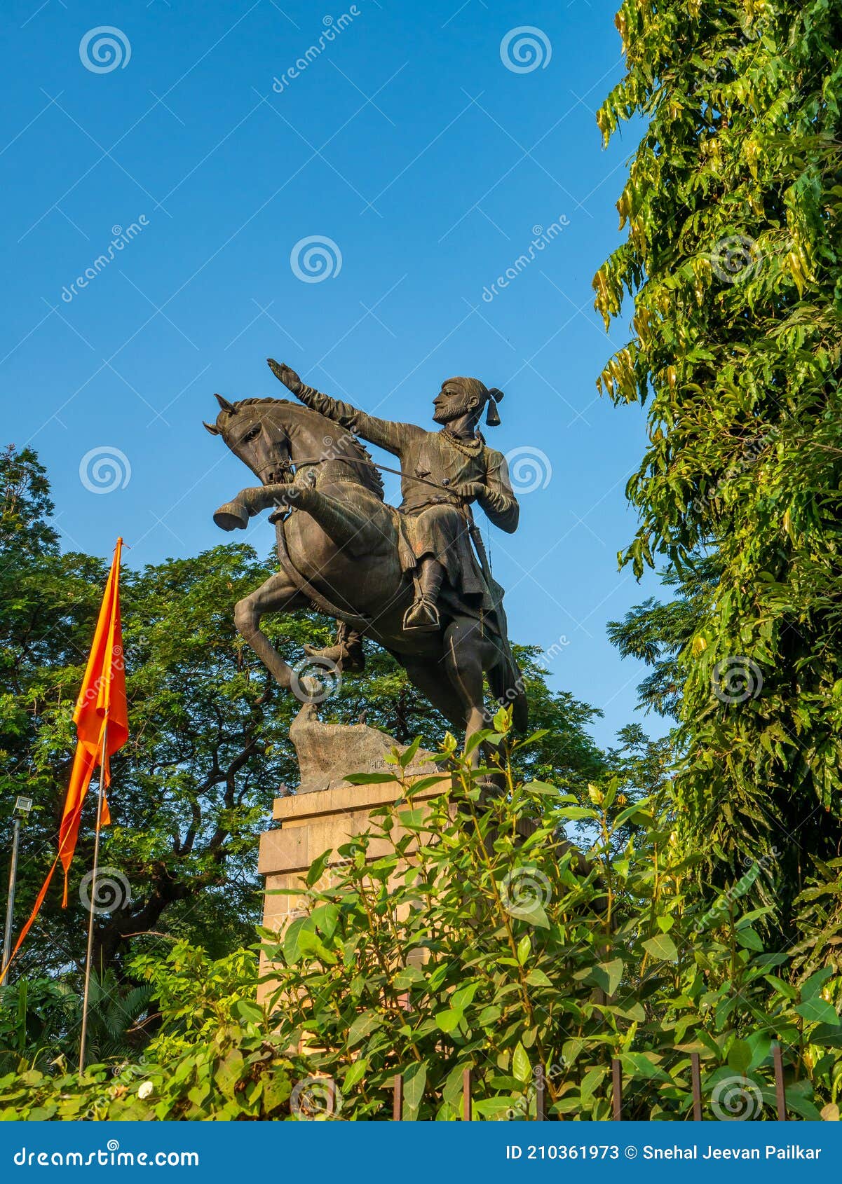 Statue of King Shivaji Maharaj, an Indian Warrior-king Who Formed the ...