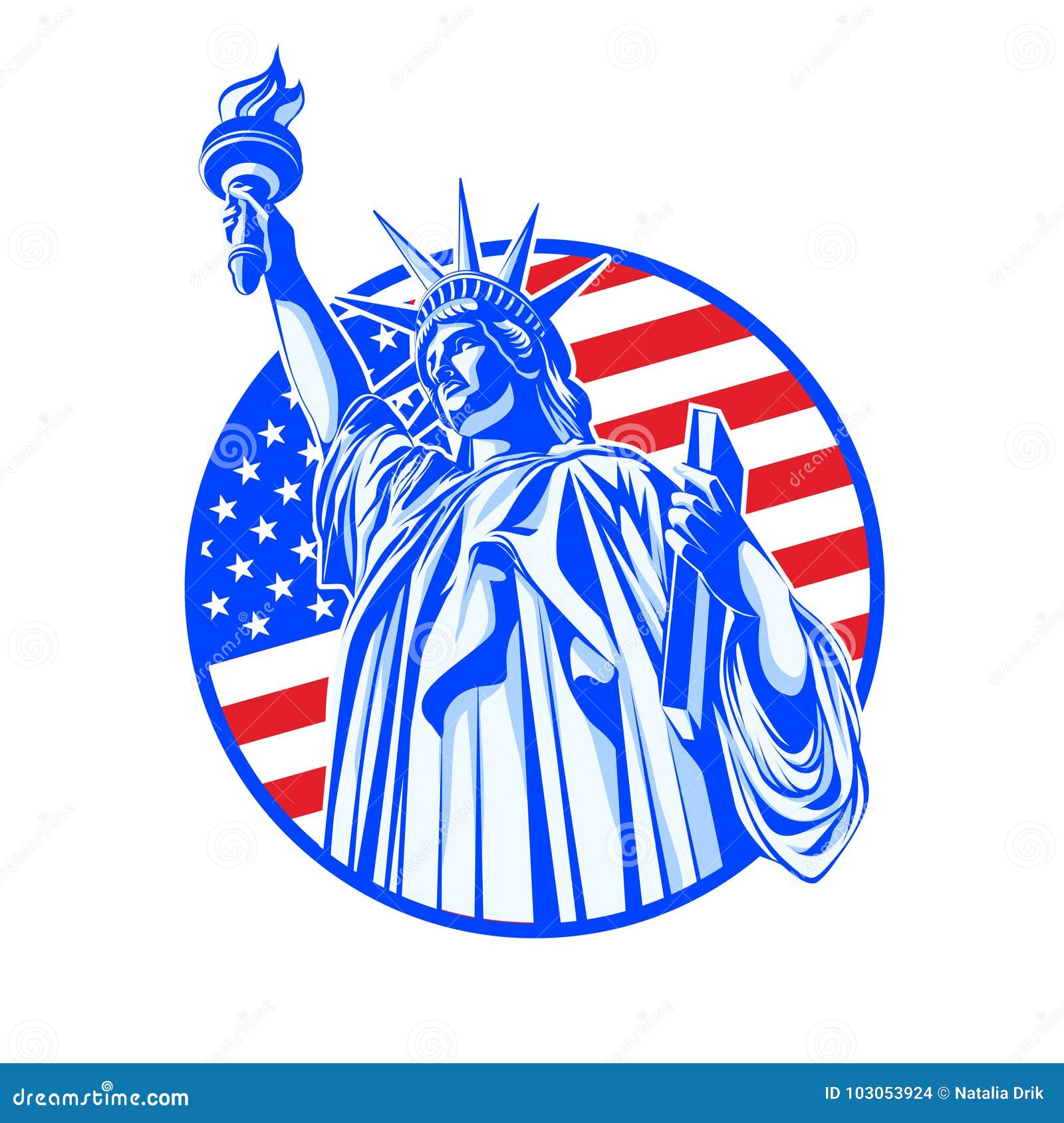 INTERESTPRINT Womens New York City 1664 Liberty Statue and American Flag Baseball Jacket Coat