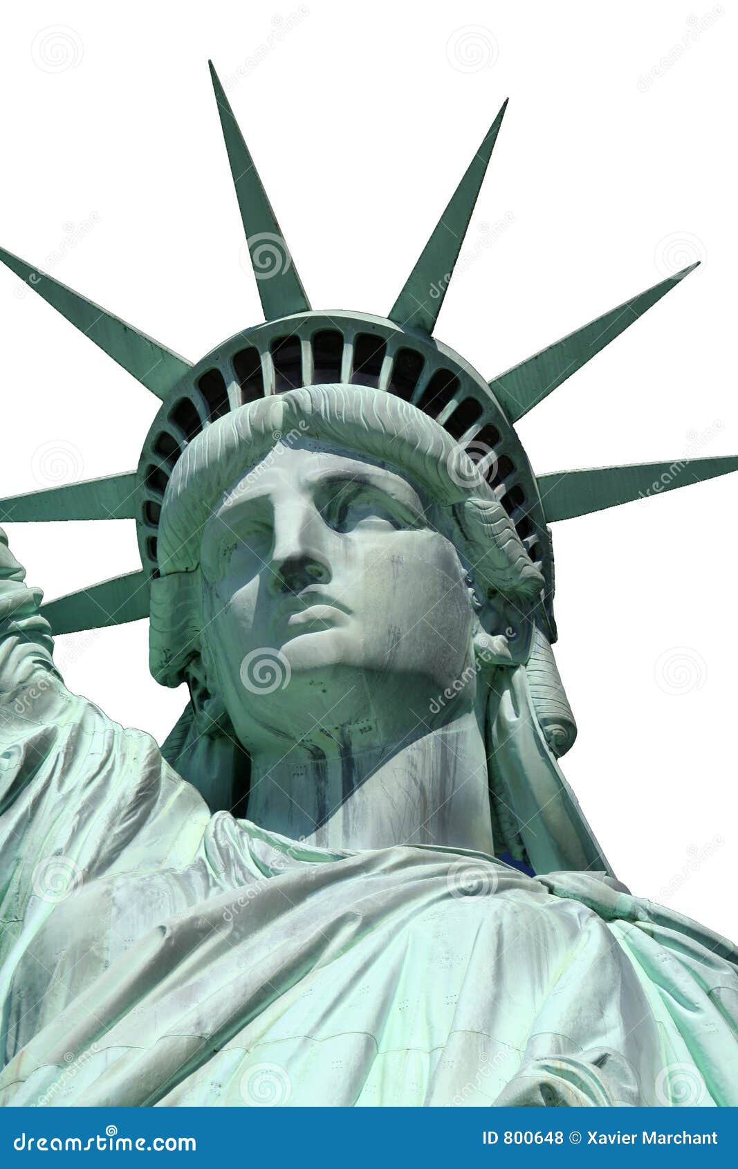 Statue Of Liberty Head Isolated Royalty Free Stock Photos - Image: 800648