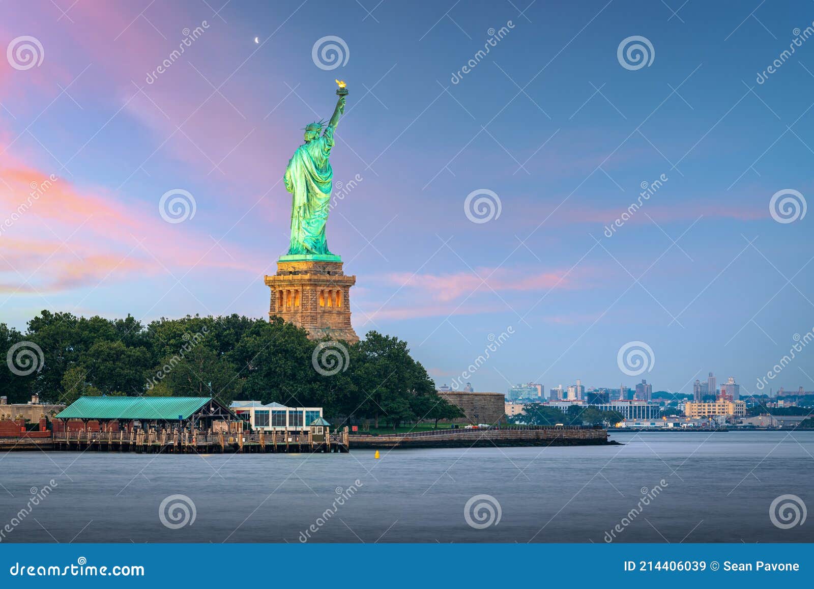 statue of liberty in new york harbor
