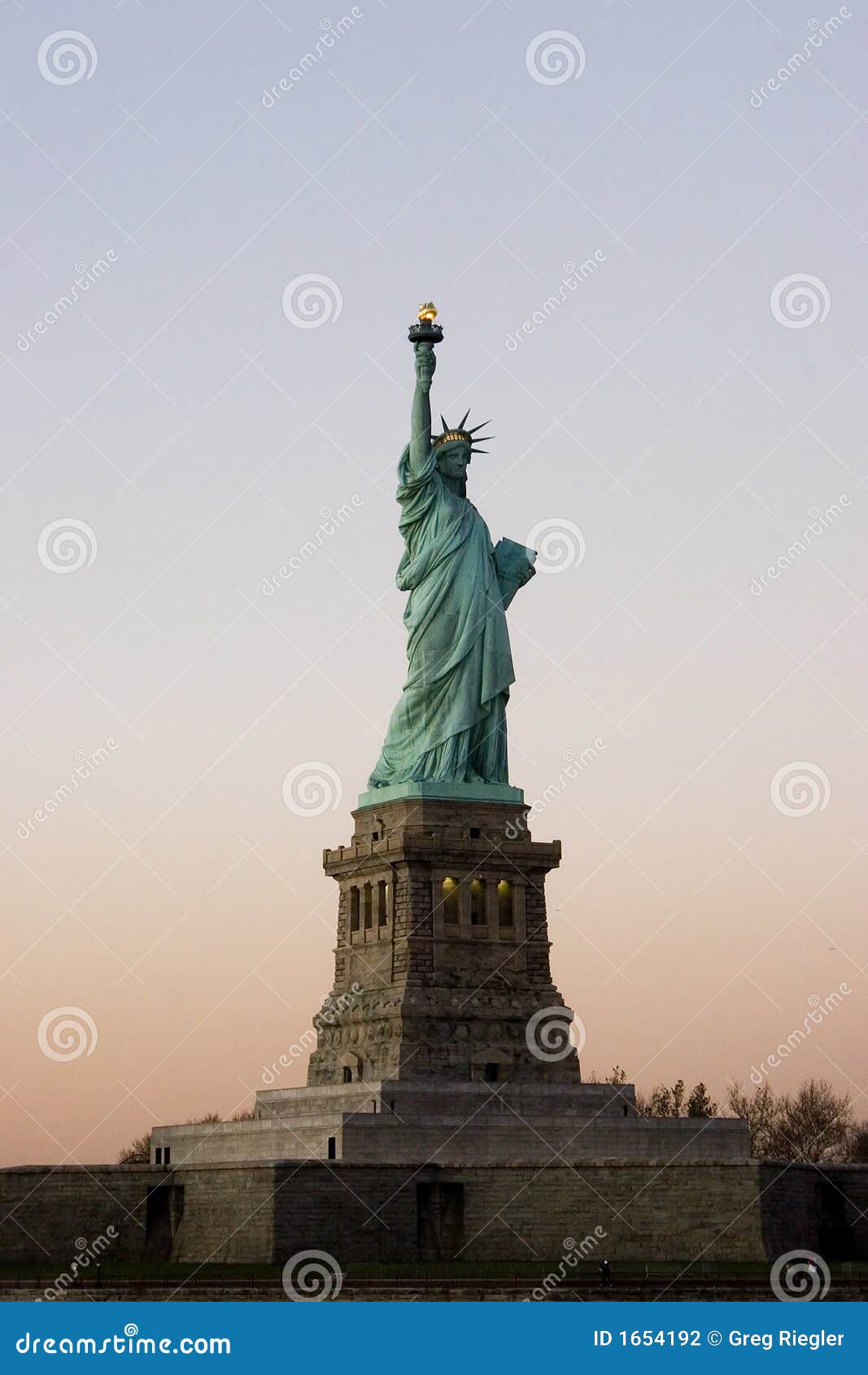 Statue of Liberty Red White and Blue Stock Photo Image of city, torch