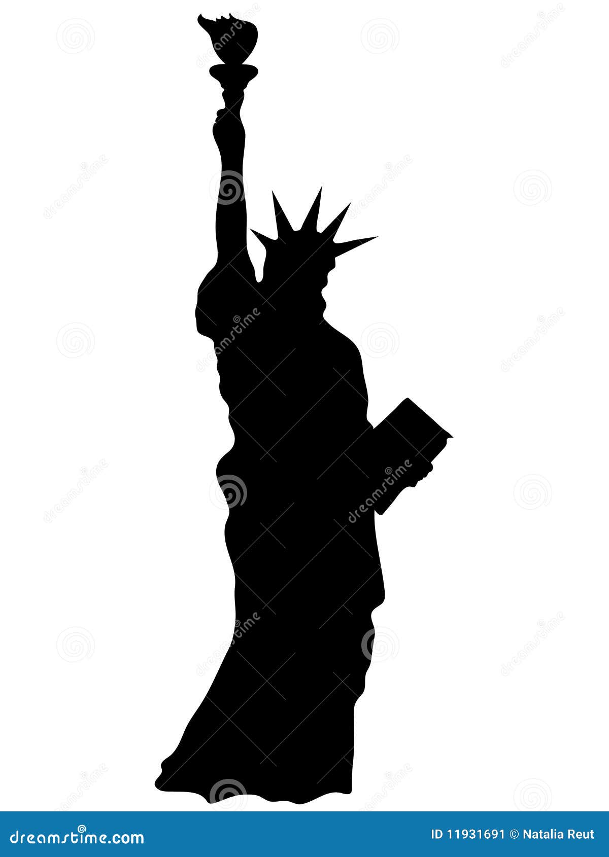 Statue Of Liberty Silhouette