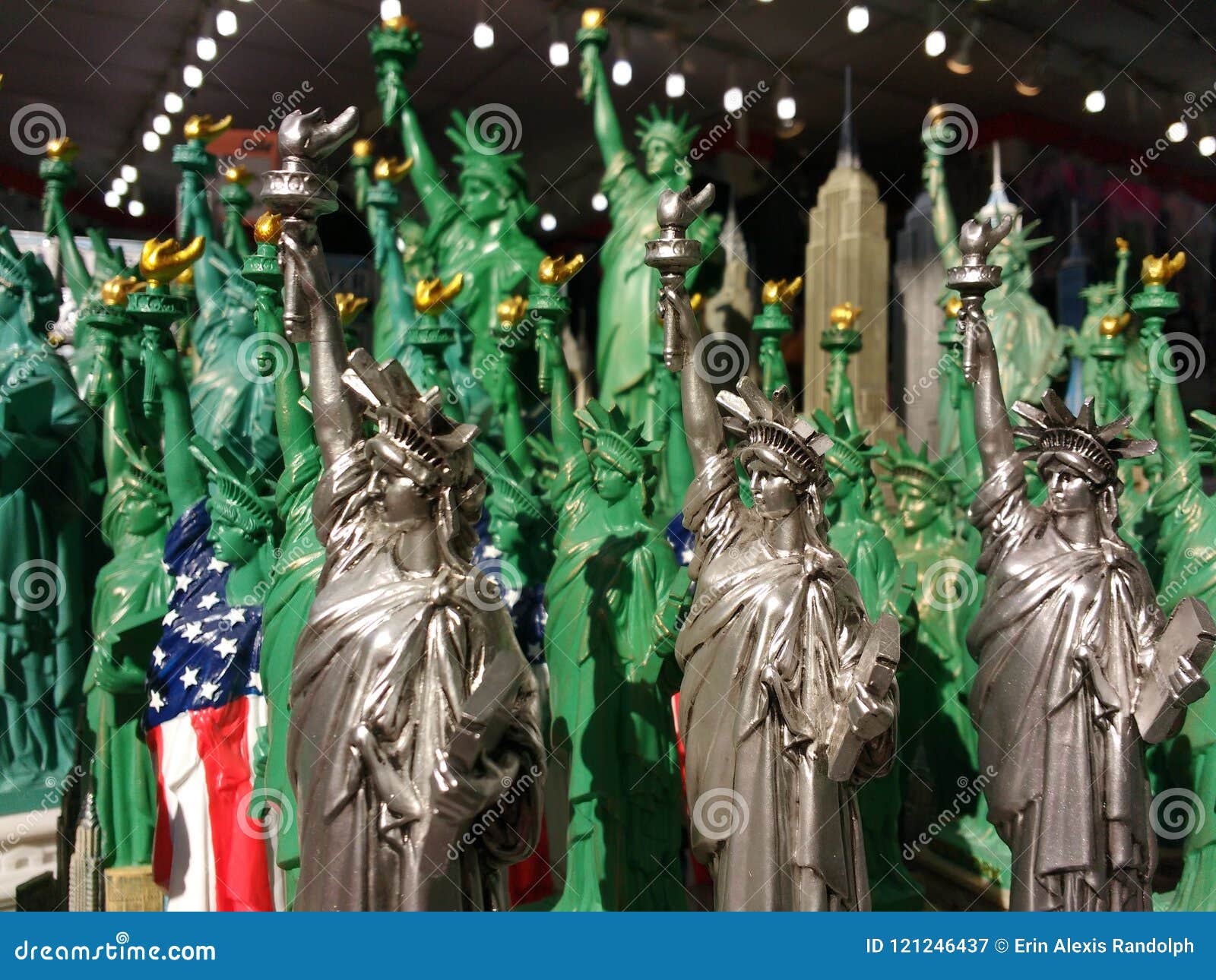 New York City Freiheitsstatue gelb Statue of Liberty 16cm Souvenir USA 