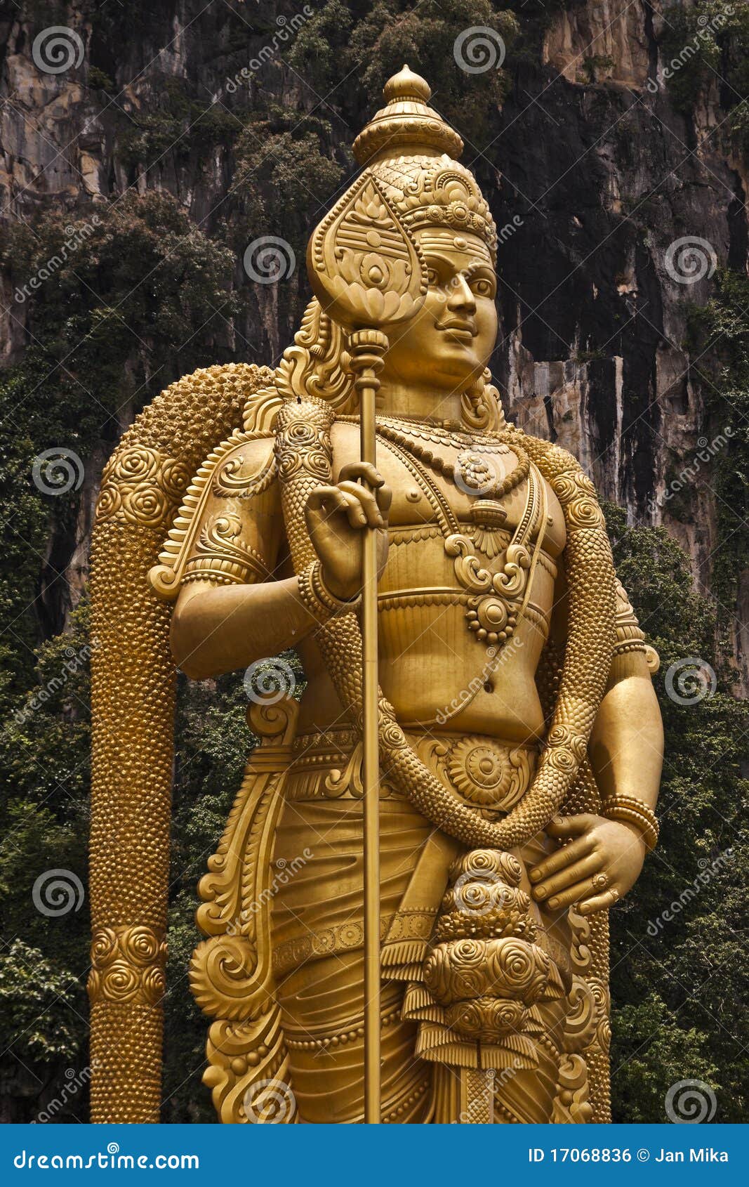 Statue of Lord Murugan, Batu Caves, Kuala Lumpur Stock Photo ...