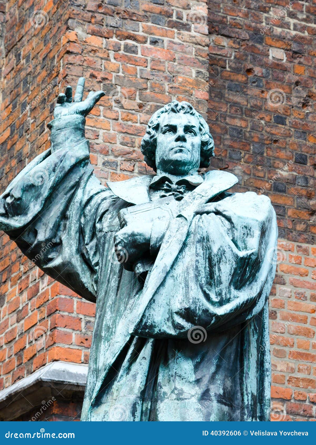 Statue of Martin Luther, Hannover, Germany Stock Photo - Image of ...