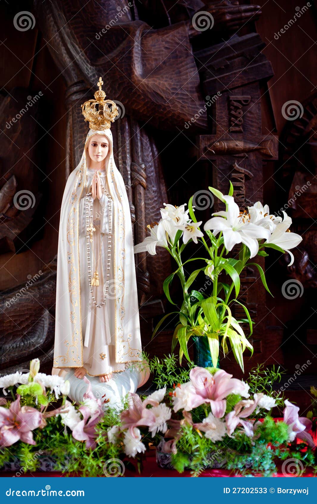 Statue of Mary stock image. Image of spirit, spirituality - 27202533