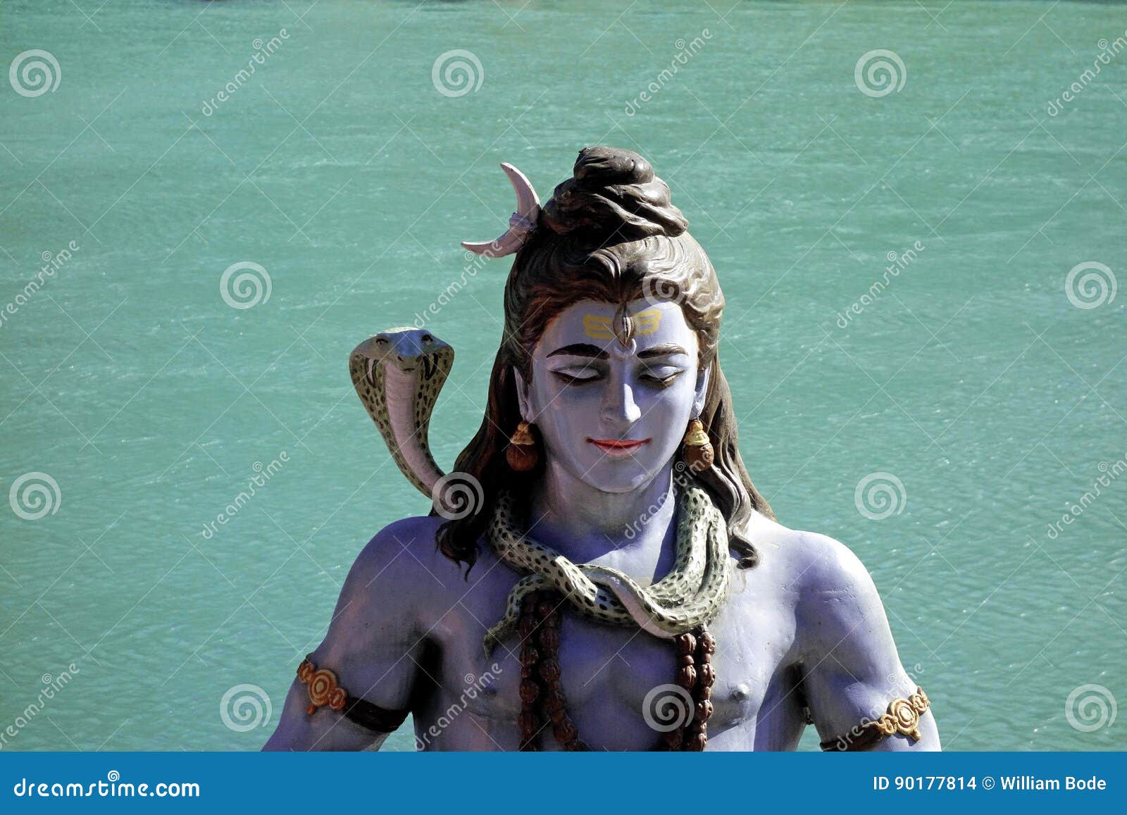 Statue of Meditating Lord Shiva Stock Photo - Image of bodhisattva ...