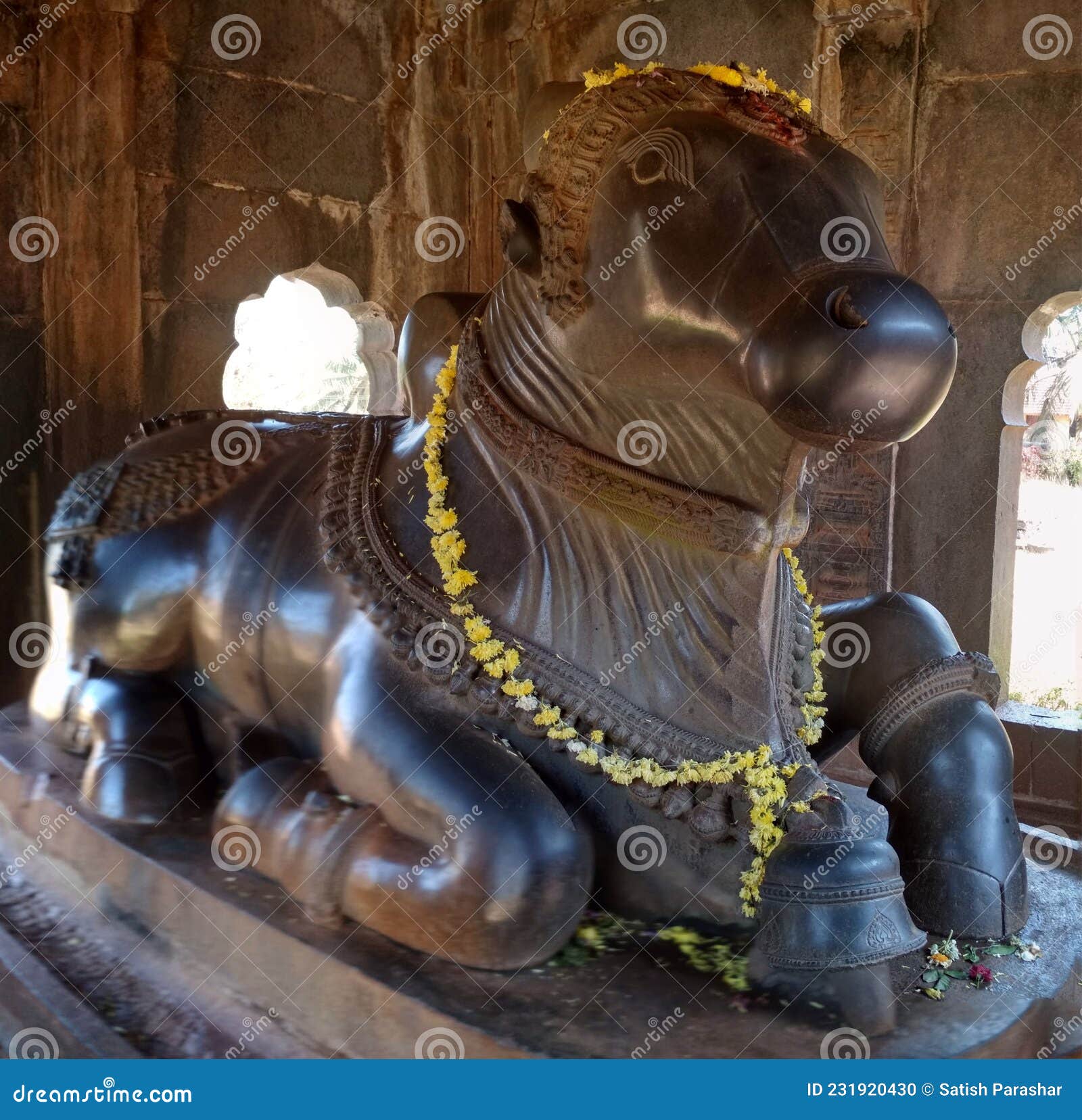 Statue of a Nandi (Bull) Religious Symbol Editorial Image - Image of  clothing, india: 231920430