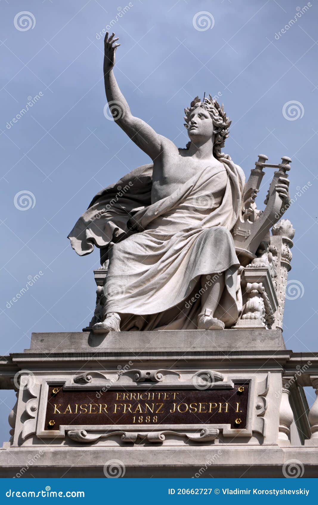 Statue of Orpheus stock image. Image of sculpture, greek - 20662727