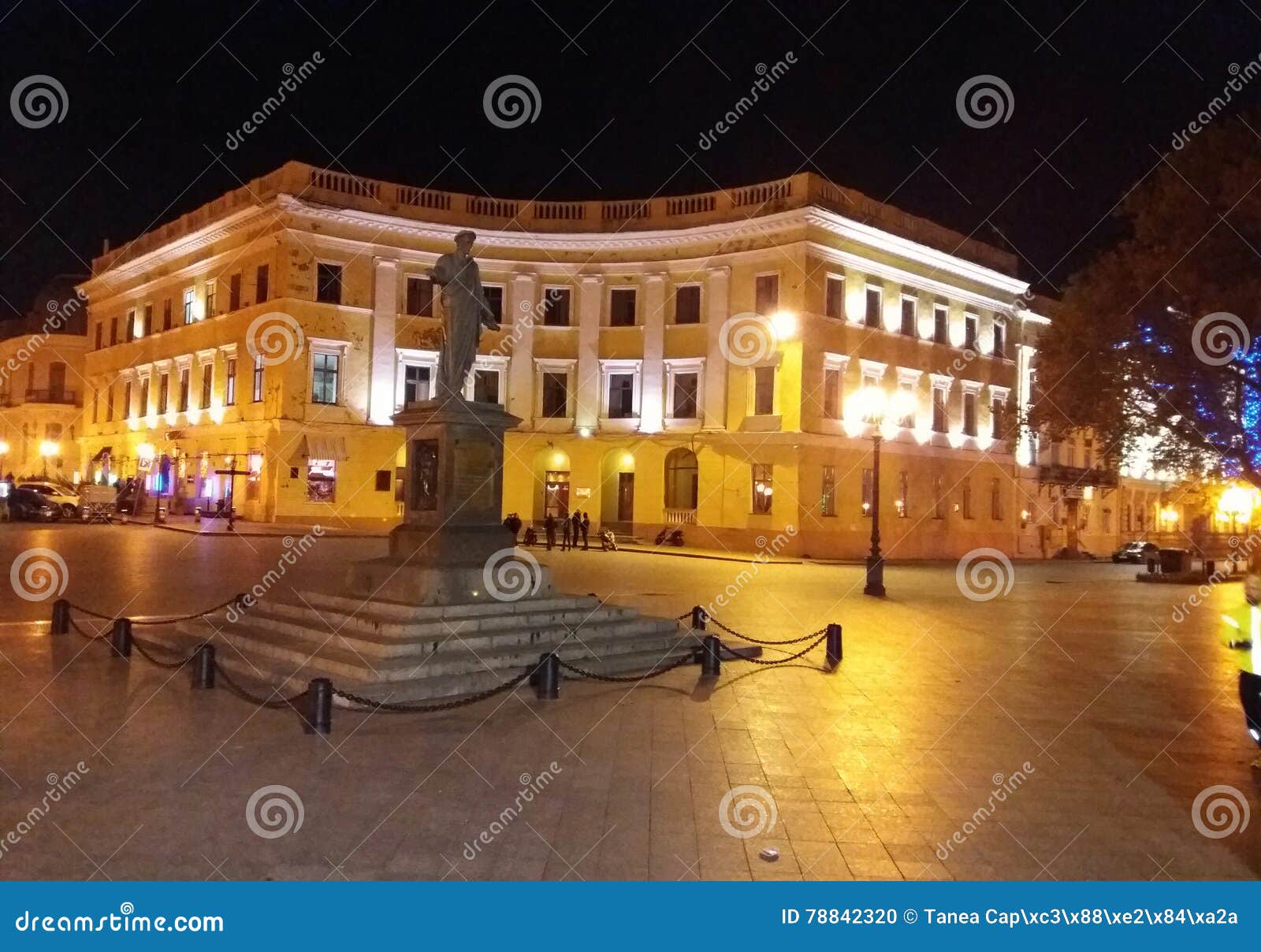 Statue of Richelieu Duke, Ukraine Stock Photo Image of odessa