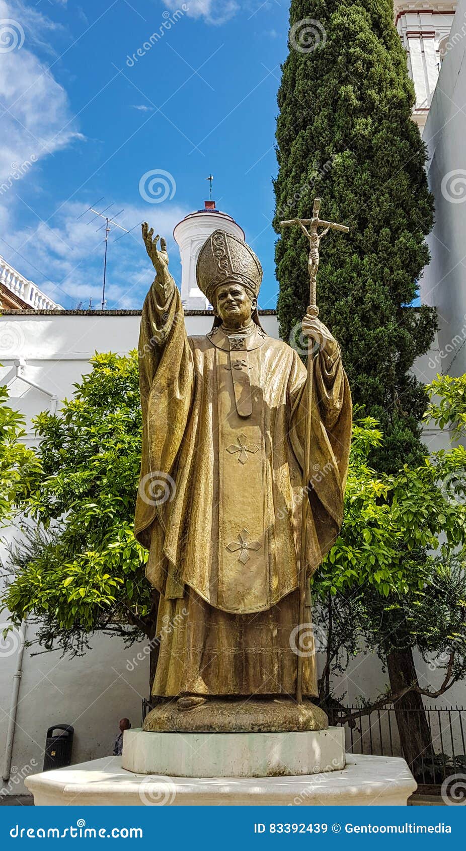 Statue in Seville stock image. Image of seville, spain 83392439