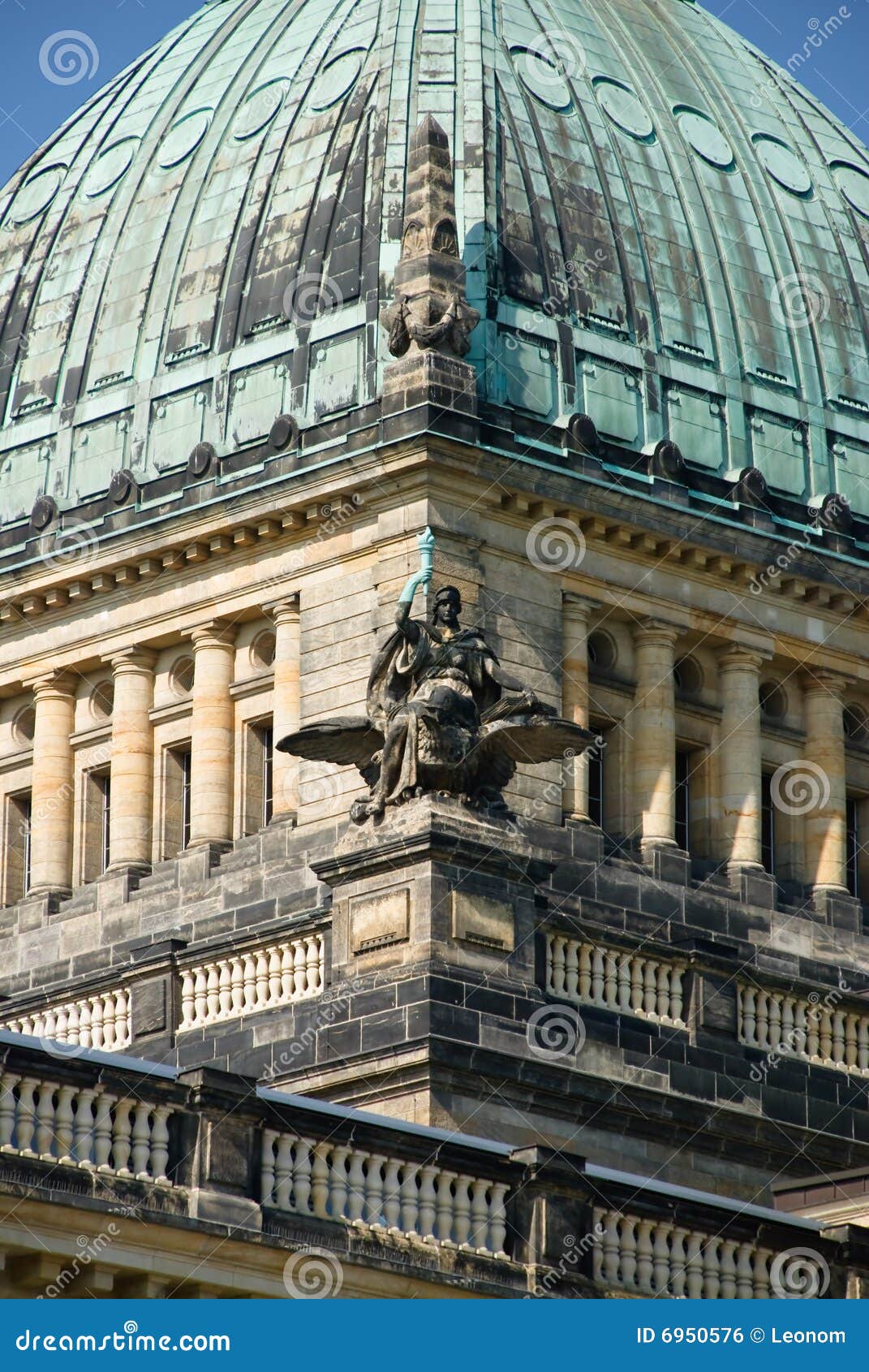 Statues on a building stock photo. Image of federal, historical 6950576