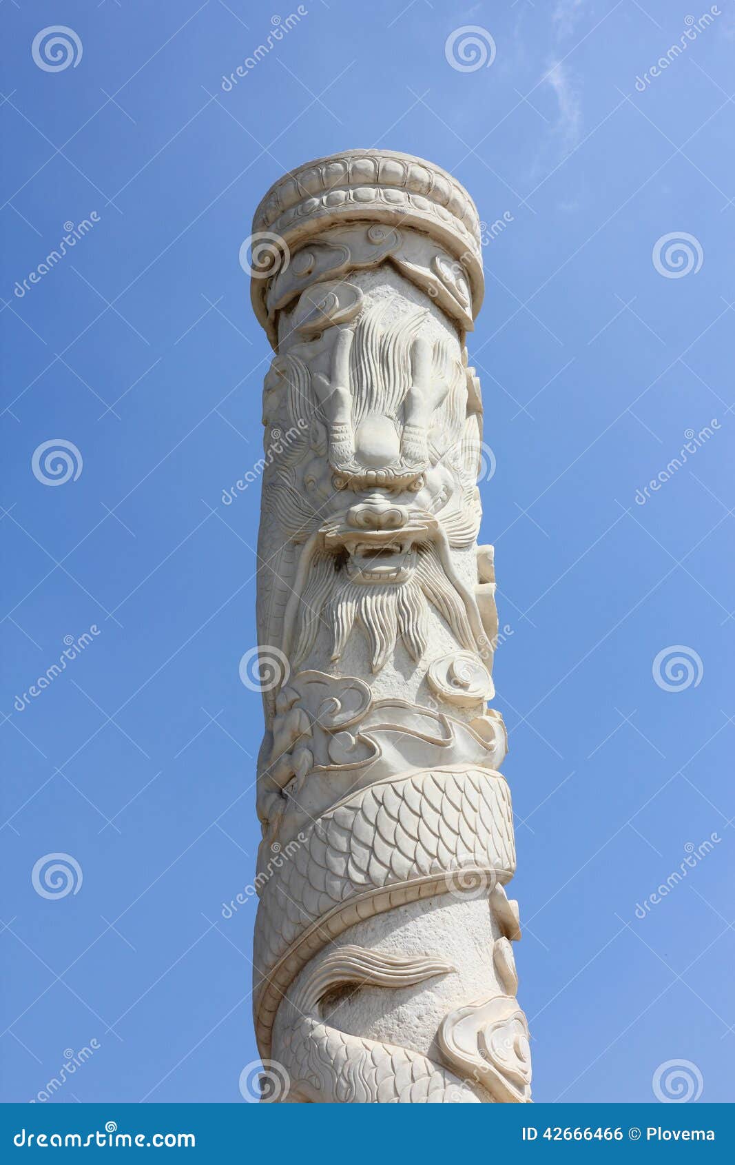 Statues in the Chinese Garden Stock Photo Image of dragon, china