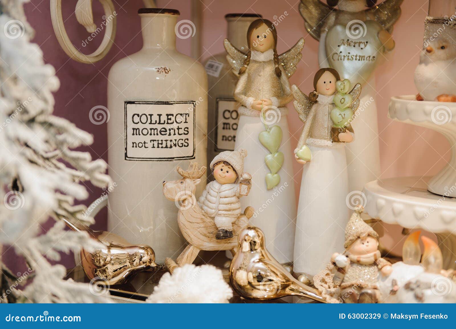 Statues and Decor on the Shelf, Closeup Stock Image Image of travel, laos 63002329