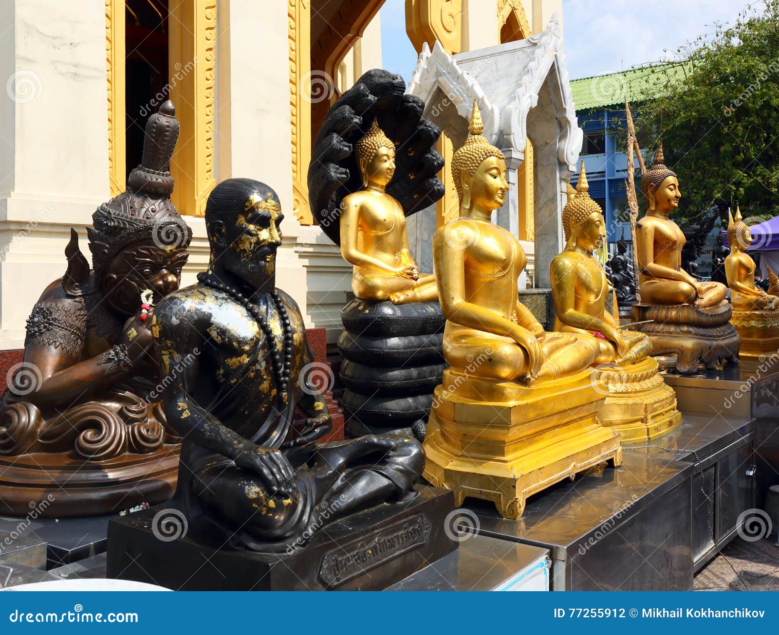 Statues of Deities in Thailand Stock Photo Image of religion, antique