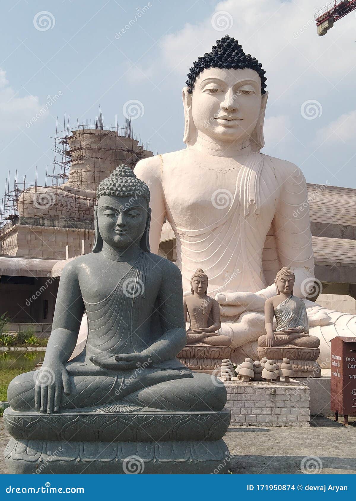 Statues of gautam buddha stock photo. Image of small 171950874